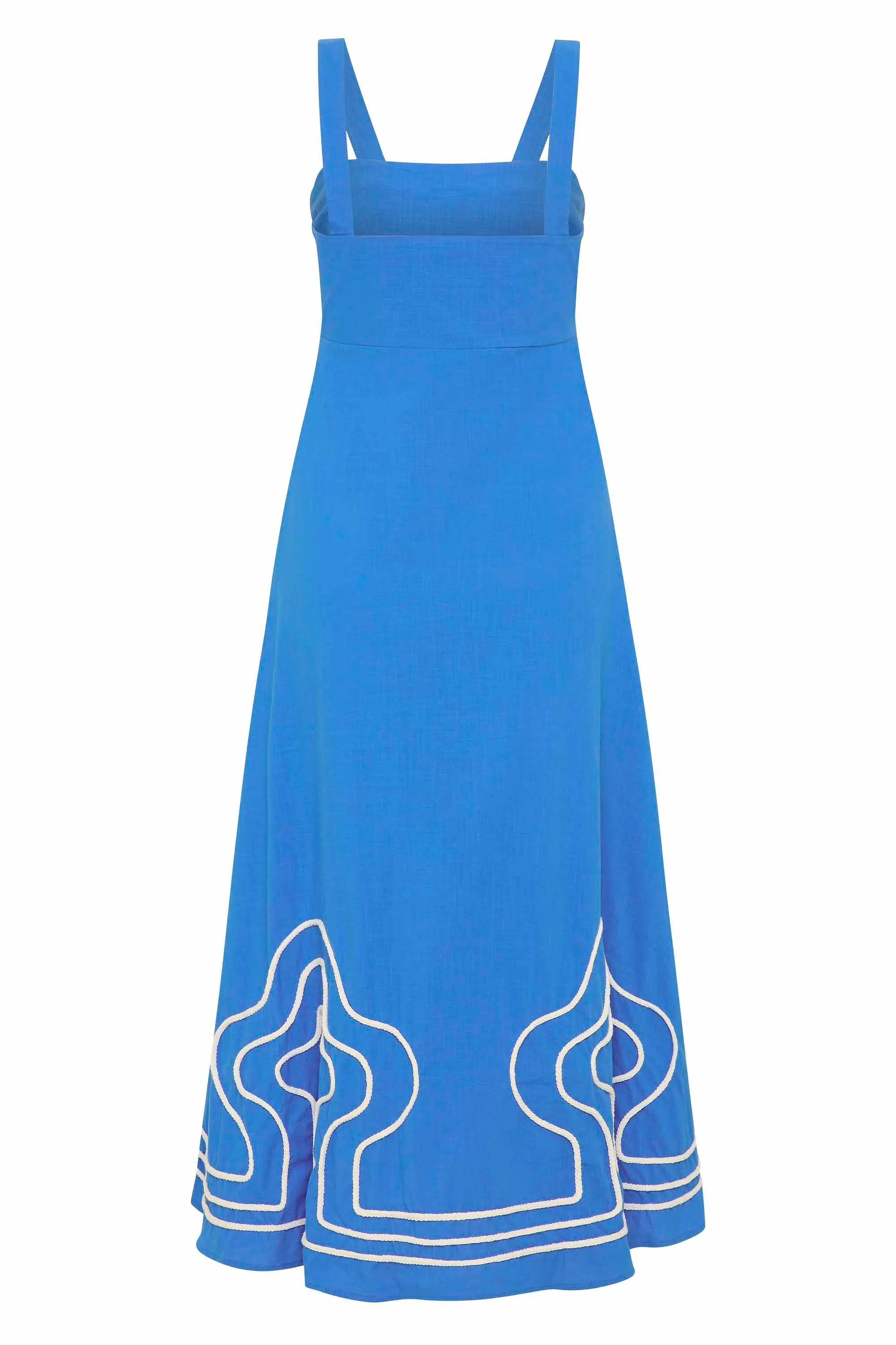 Iris Dress In Blu - Image 5