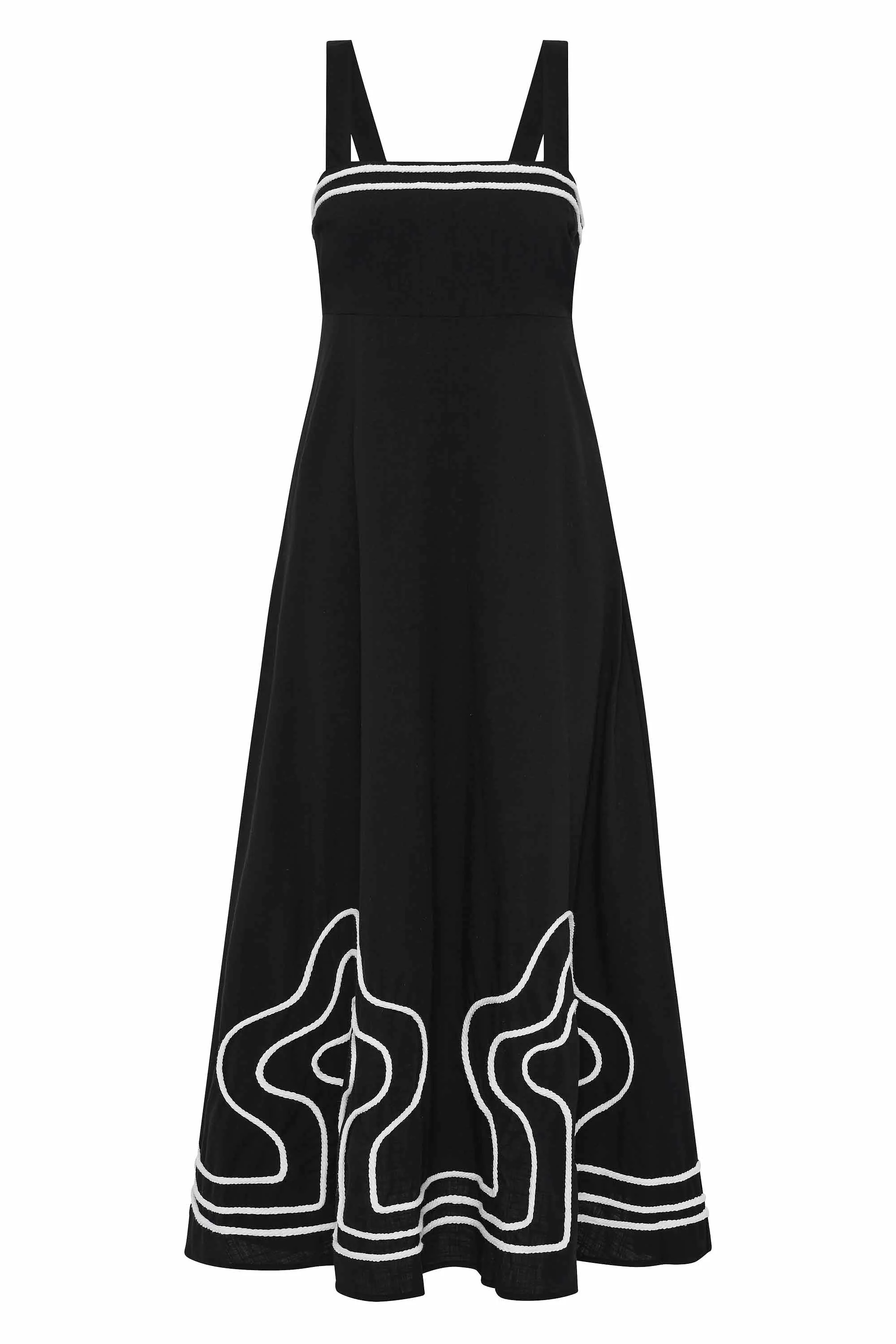Iris Dress In Nero - Image 6
