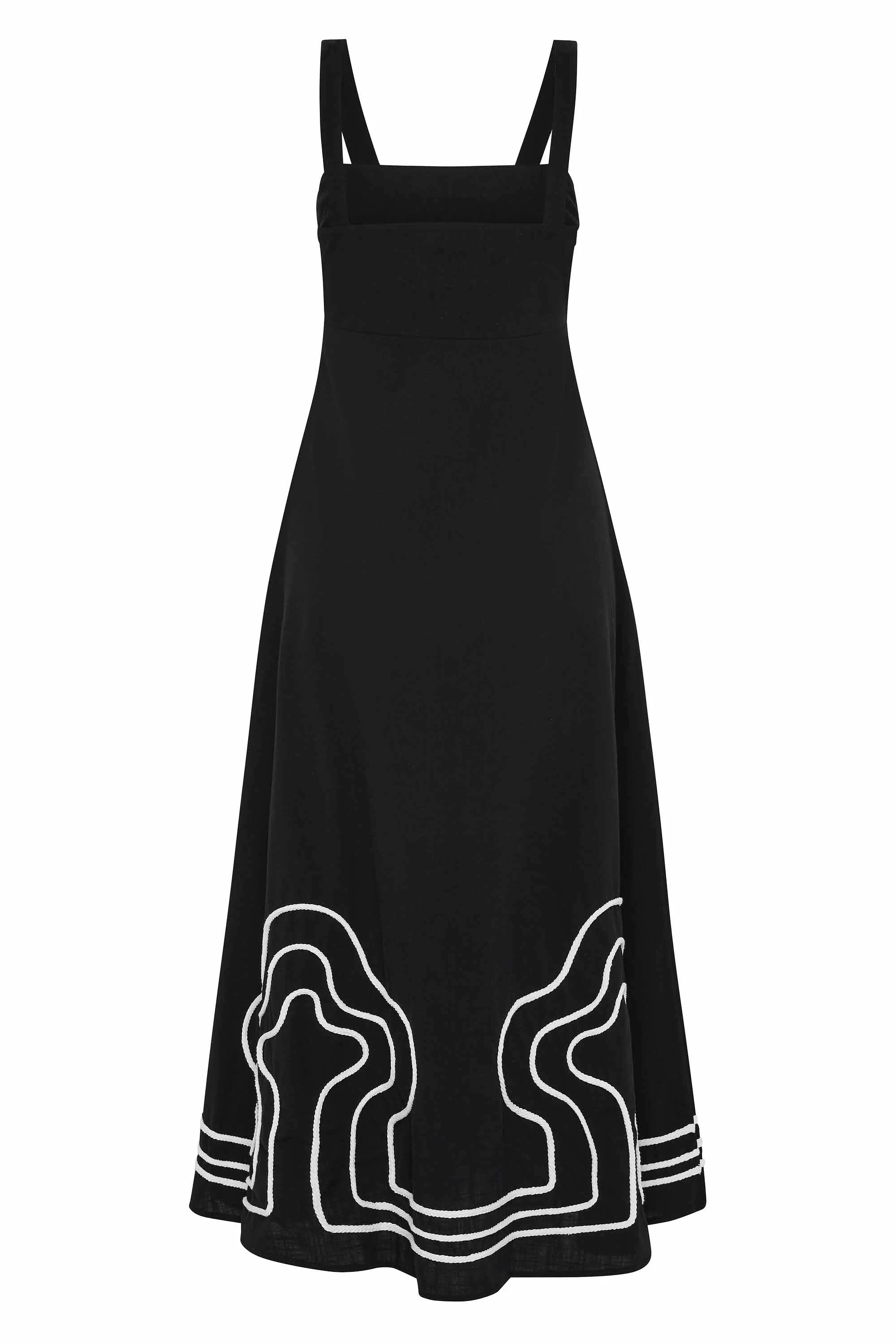 Iris Dress In Nero - Image 7