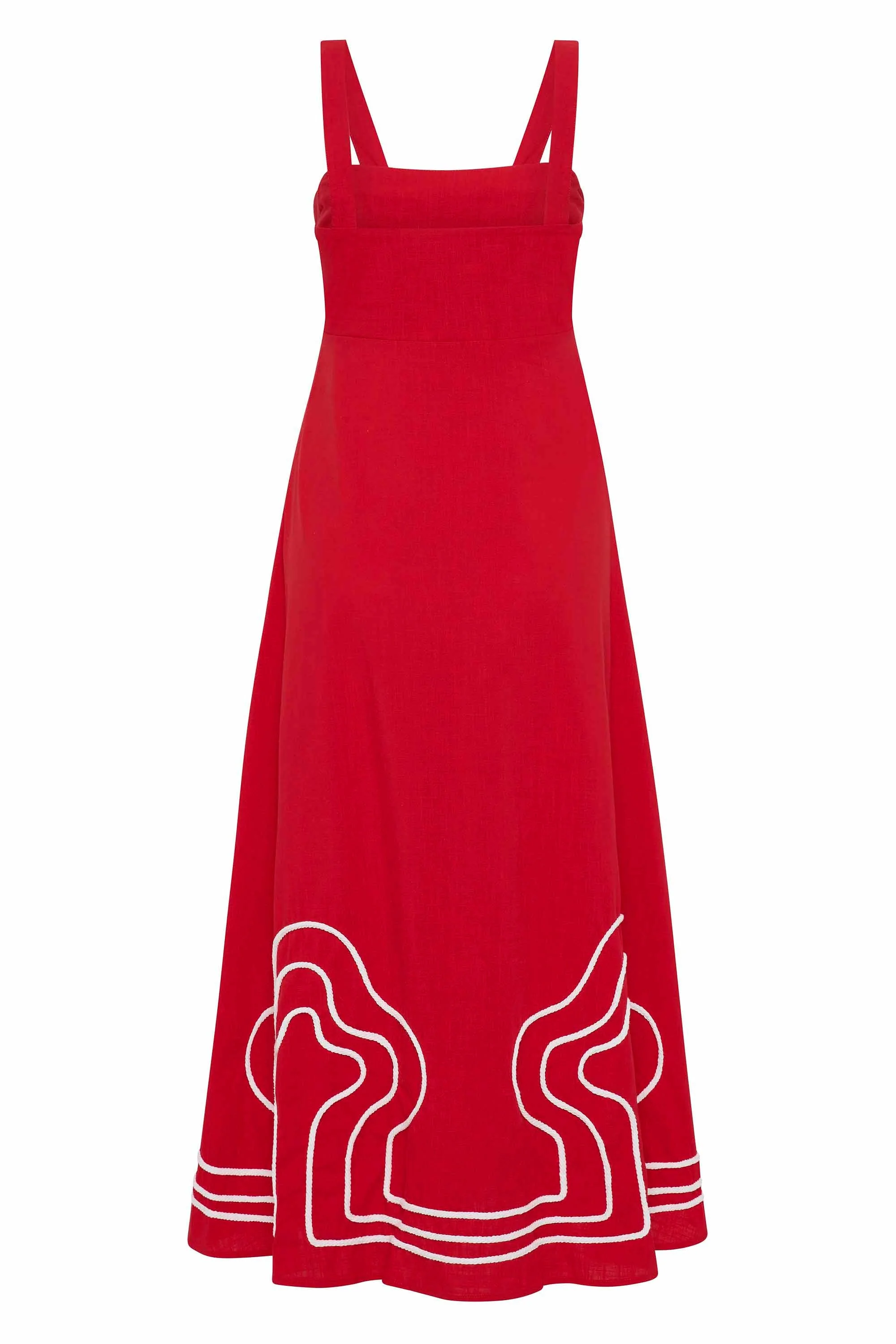 Iris Dress In Rosso - Image 5