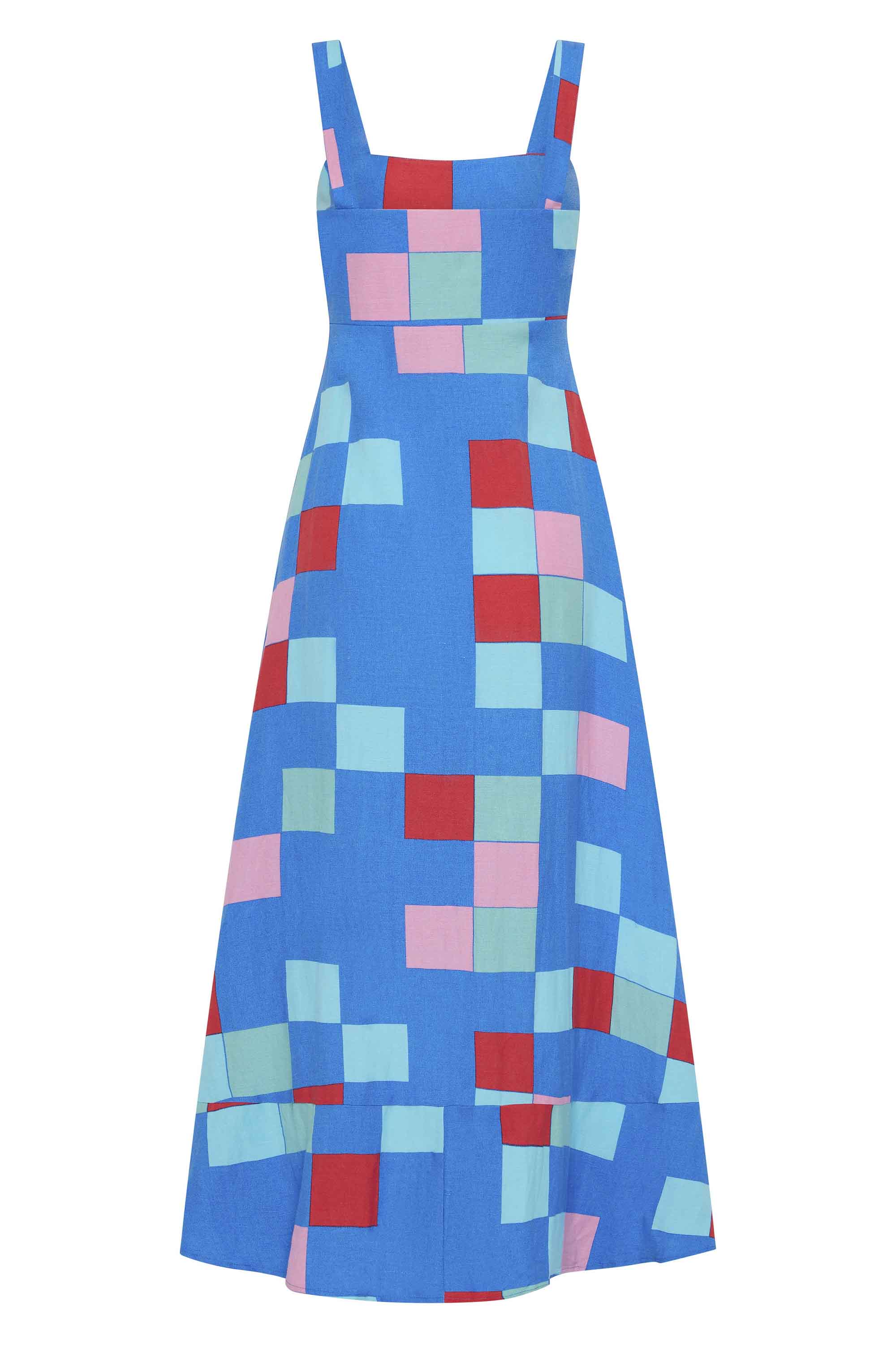 Iris Dress In Bora Bora - Image 5