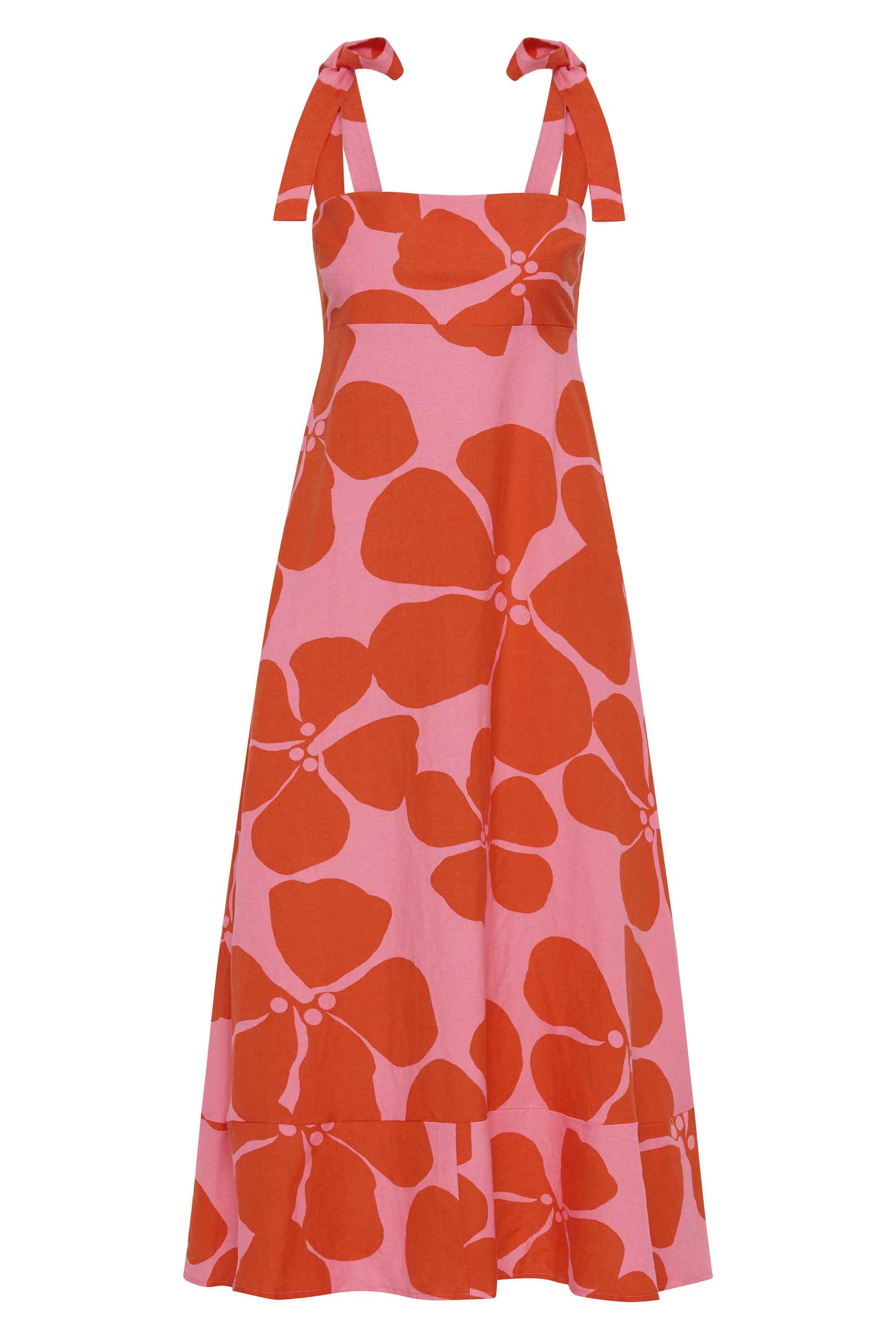 Iris Tie Dress In Hydra - Image 5