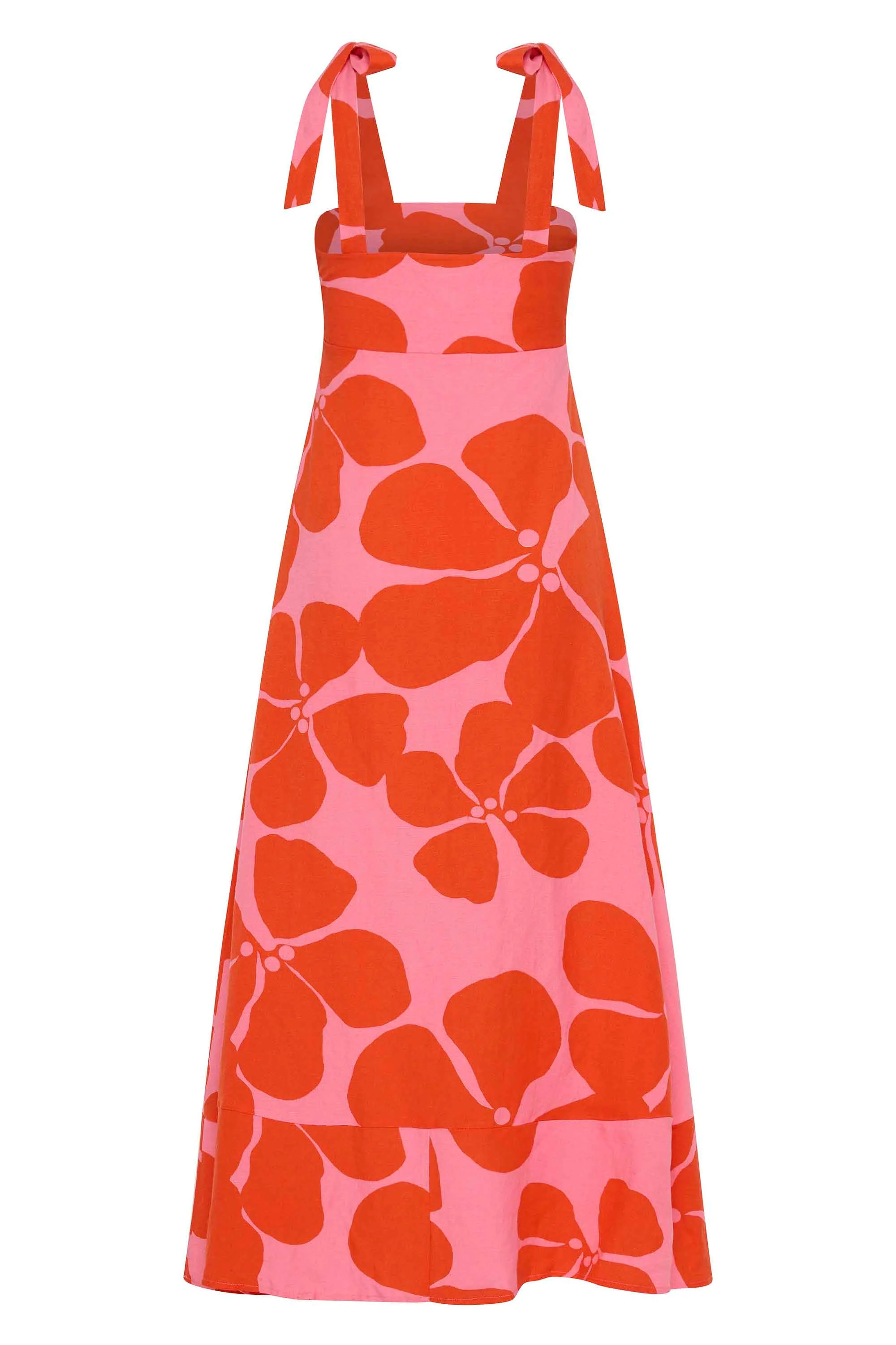 Iris Tie Dress In Hydra - Image 6