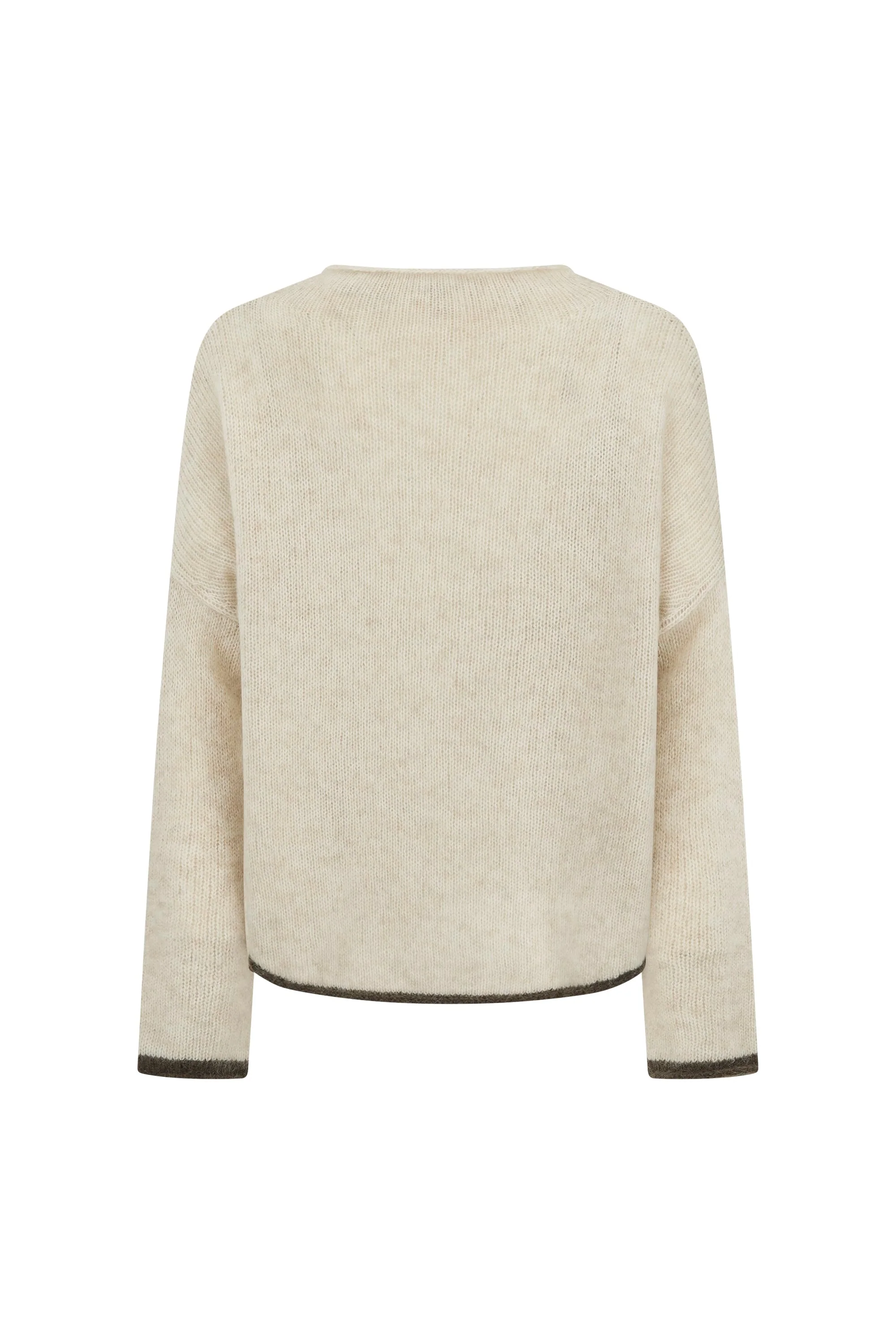 Jaz Knit Jumper In Macadamia - Image 6