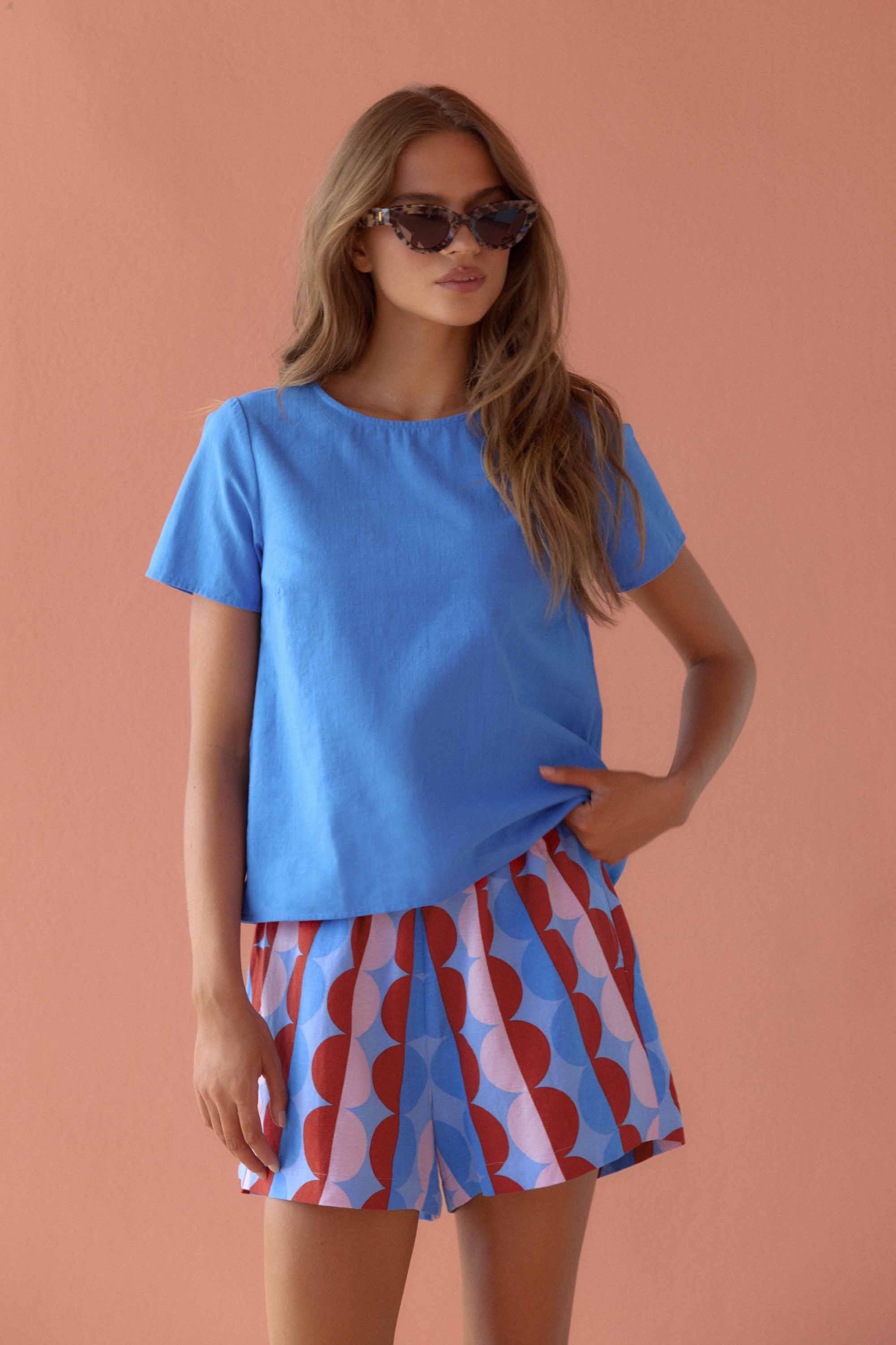 Kat Shorts In Kaleido - Image 2