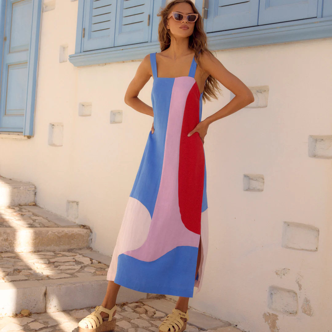 Lili Dress In Azuro - Image 6