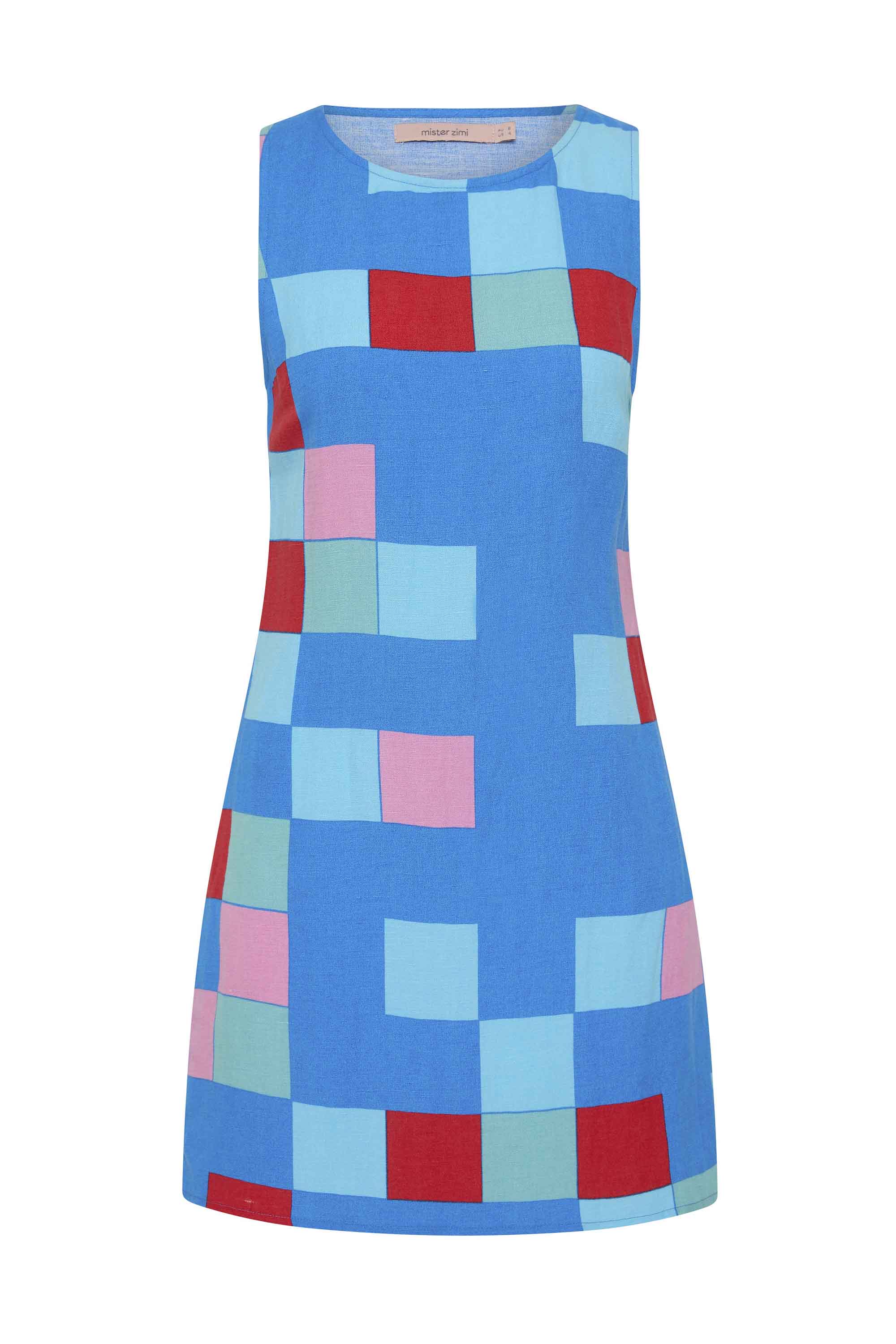 Lita Dress In Bora Bora - Image 4