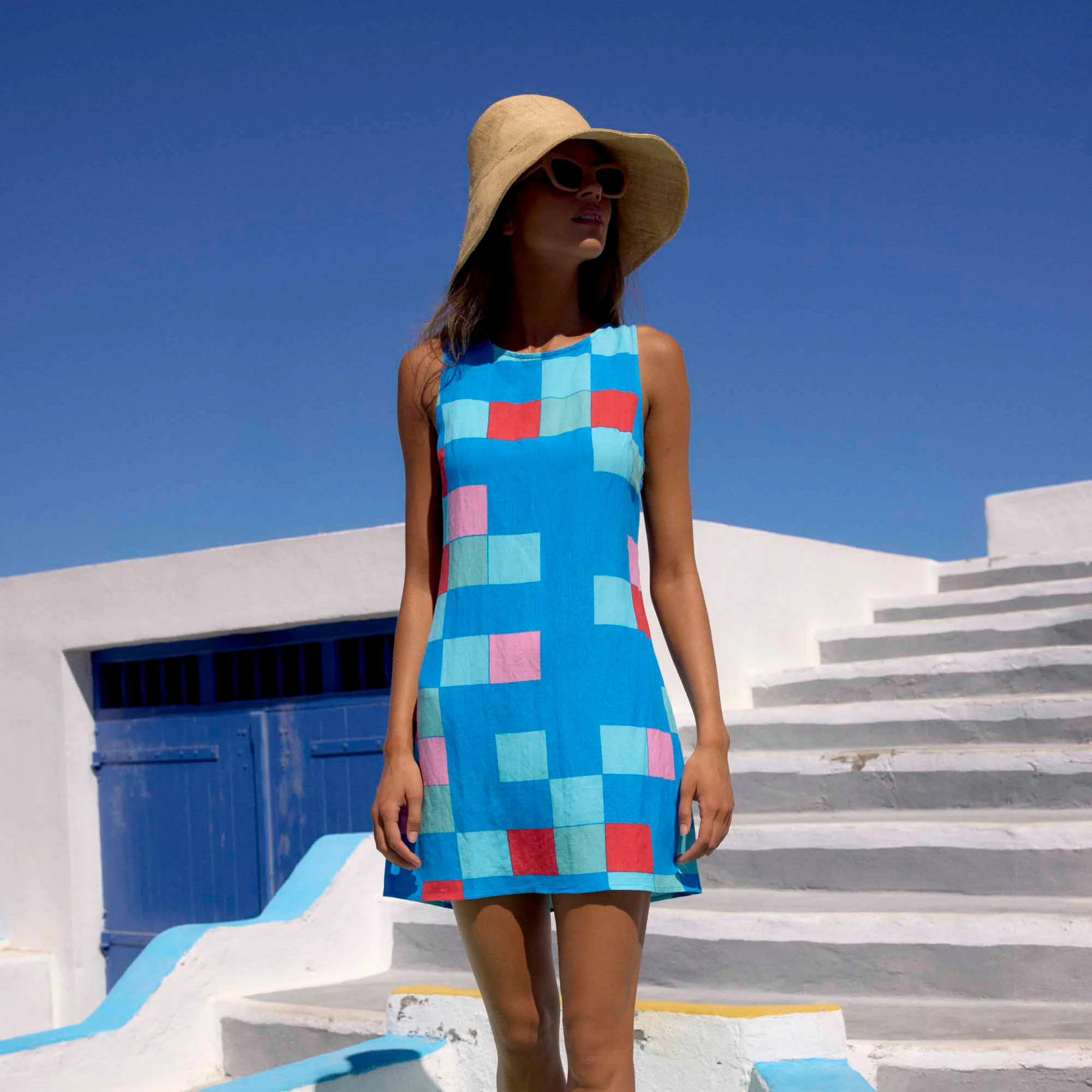 Lita Dress In Bora Bora - Image 6