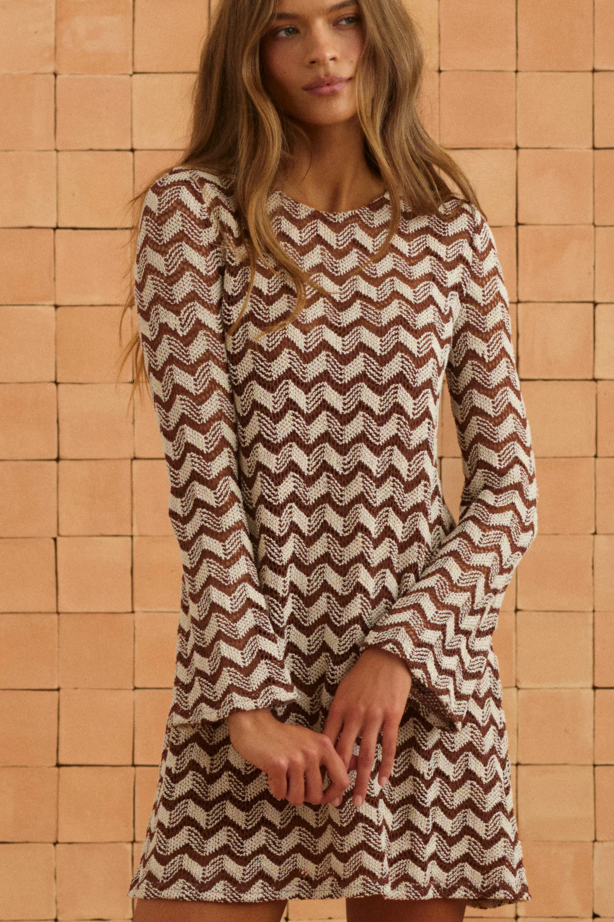 Lowen Dress In Cinnamon Spice - Image 3