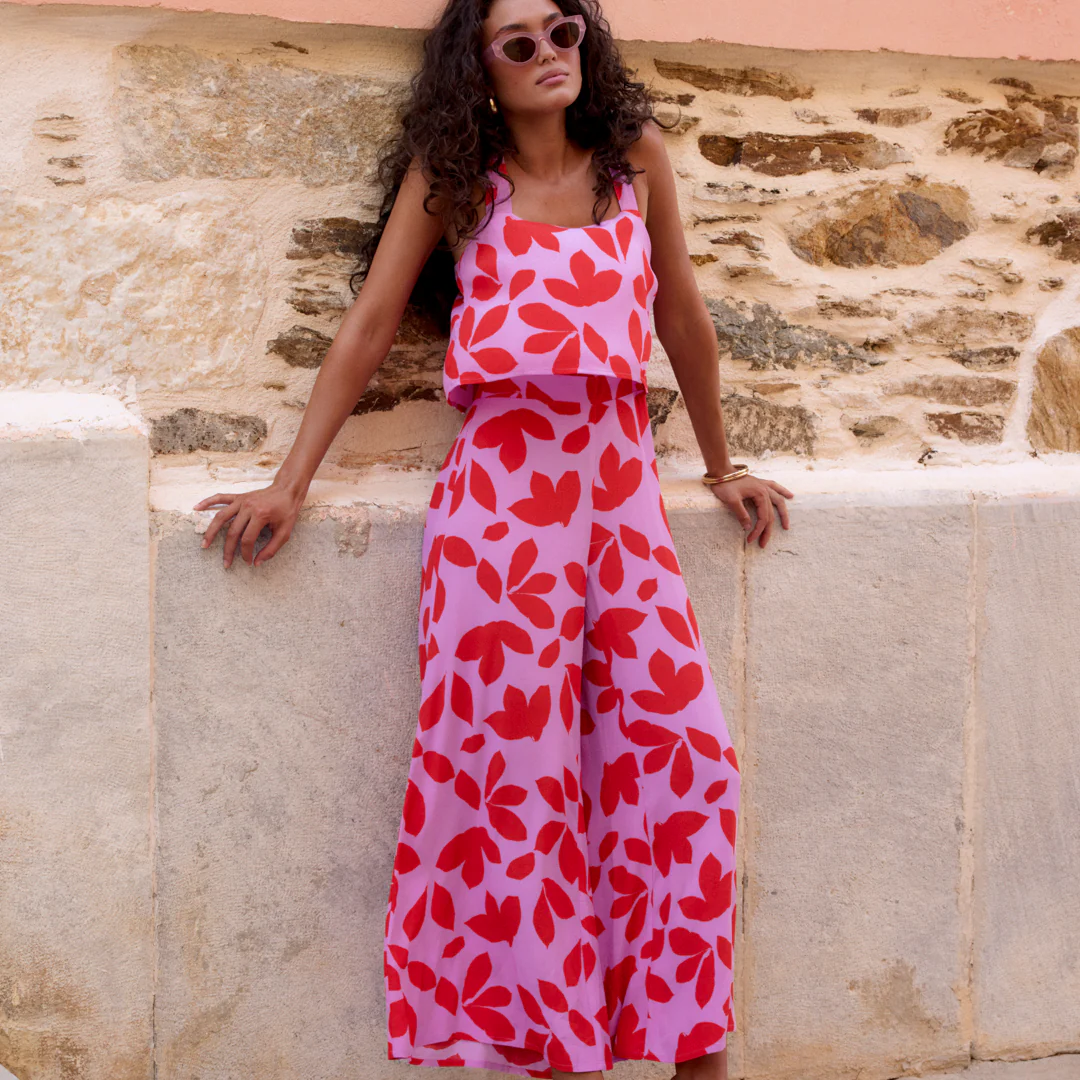 Luca Jumpsuit In Viva - Image 7
