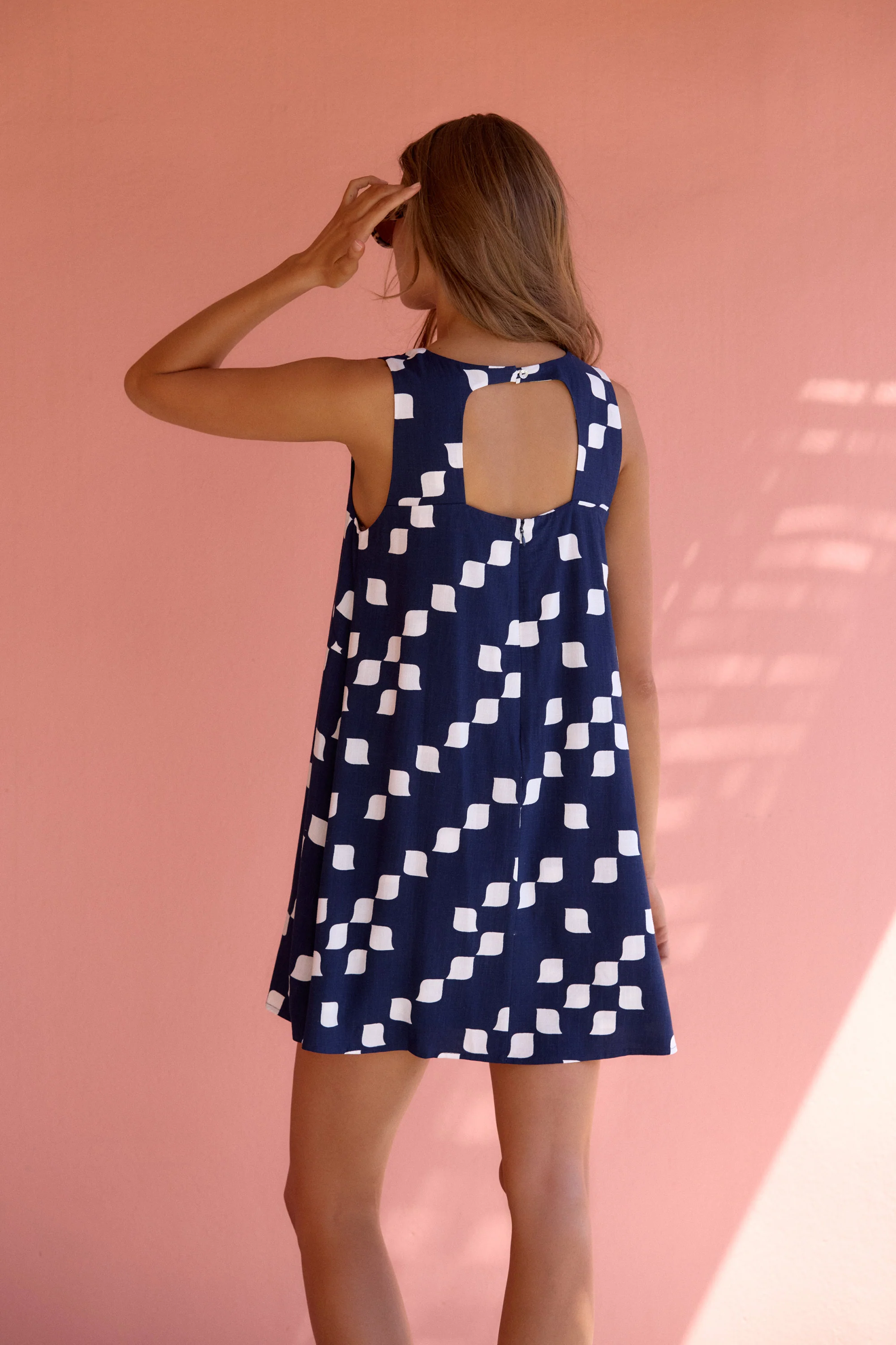 Lucinda Dress In Tilos - Image 3