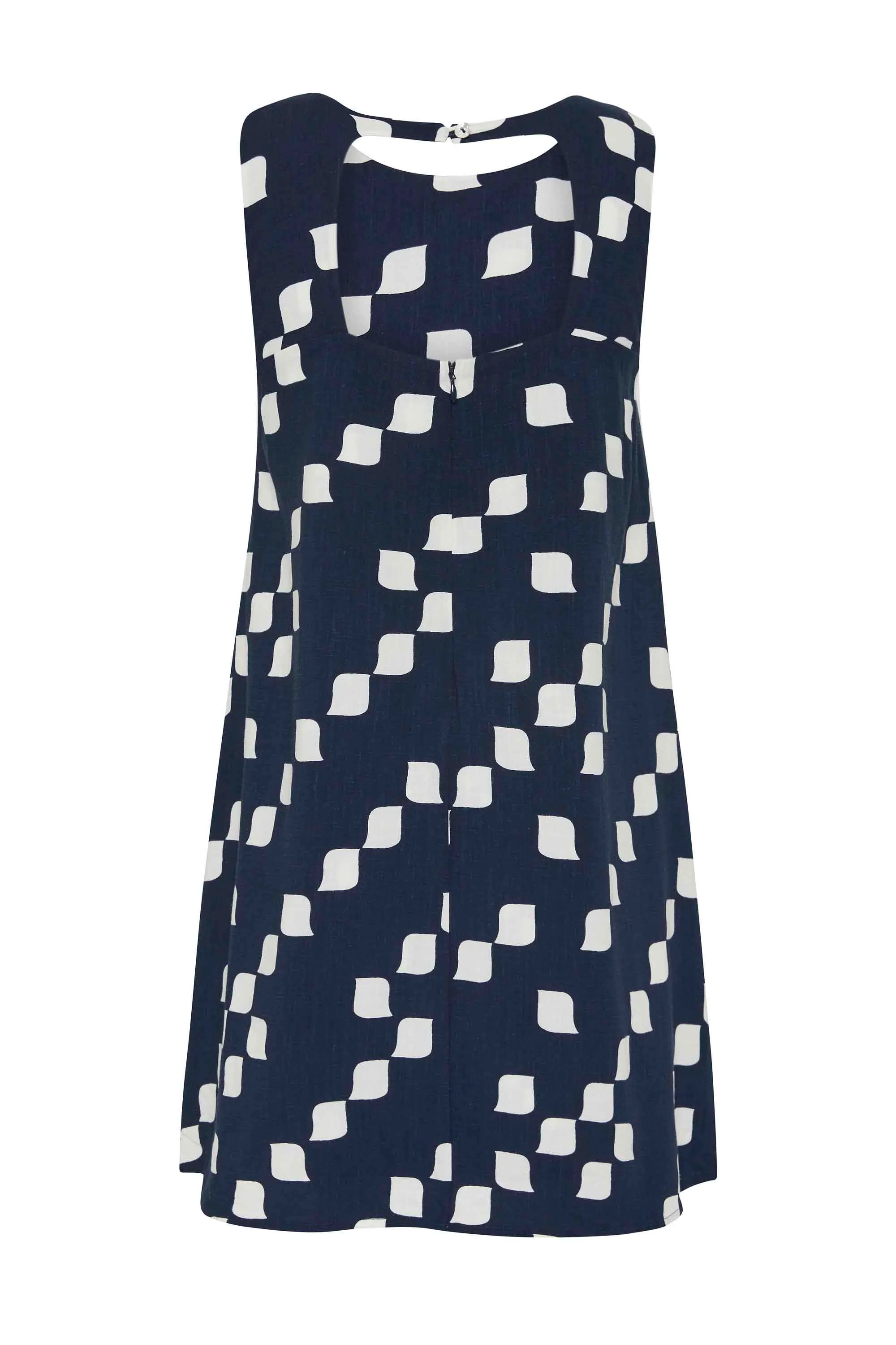 Lucinda Dress In Tilos - Image 5