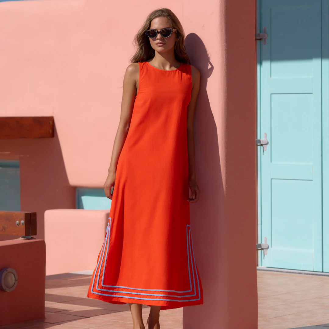 Margot Dress In Spritz - Image 5