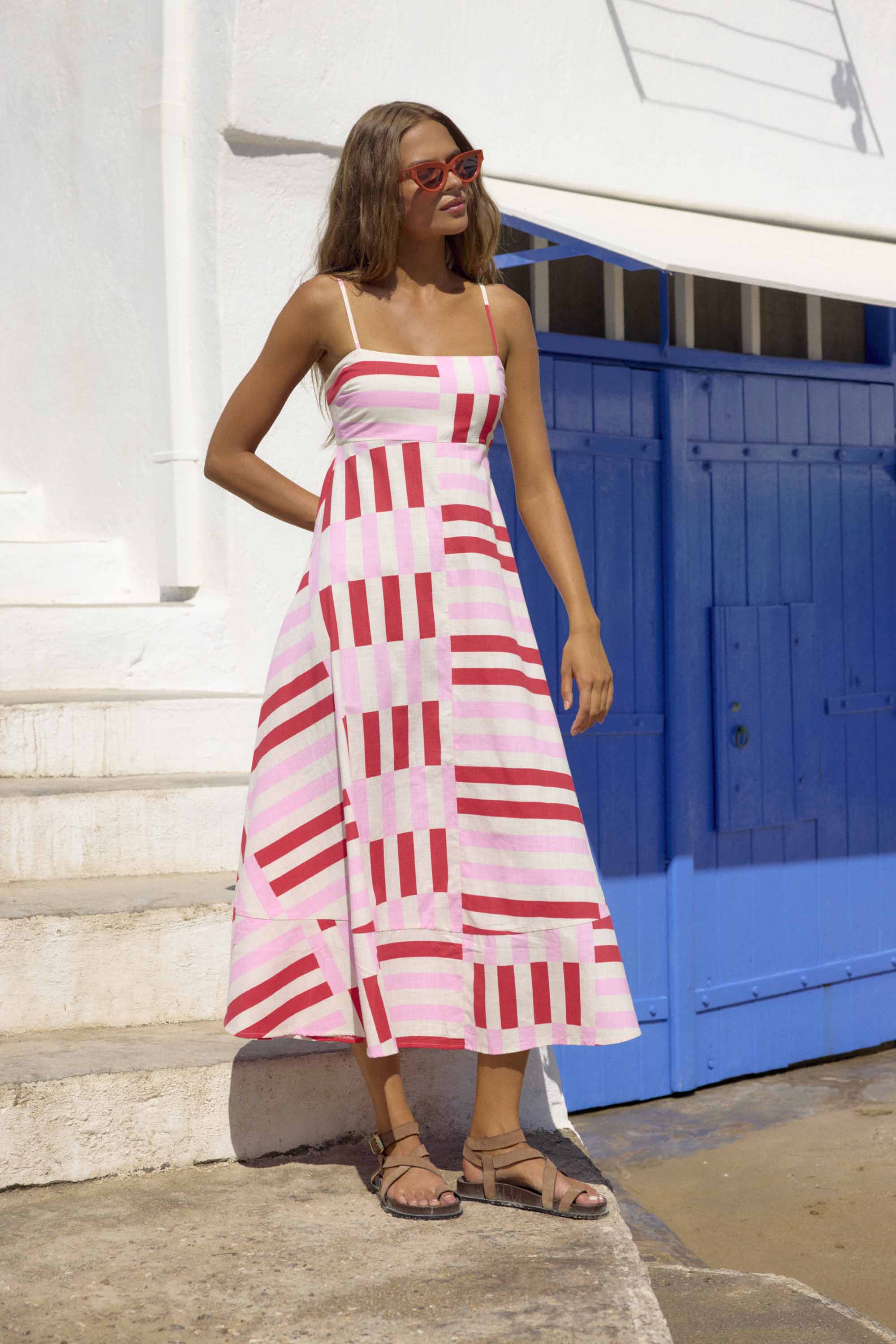 Meadow Dress In Kimolos - Image 3