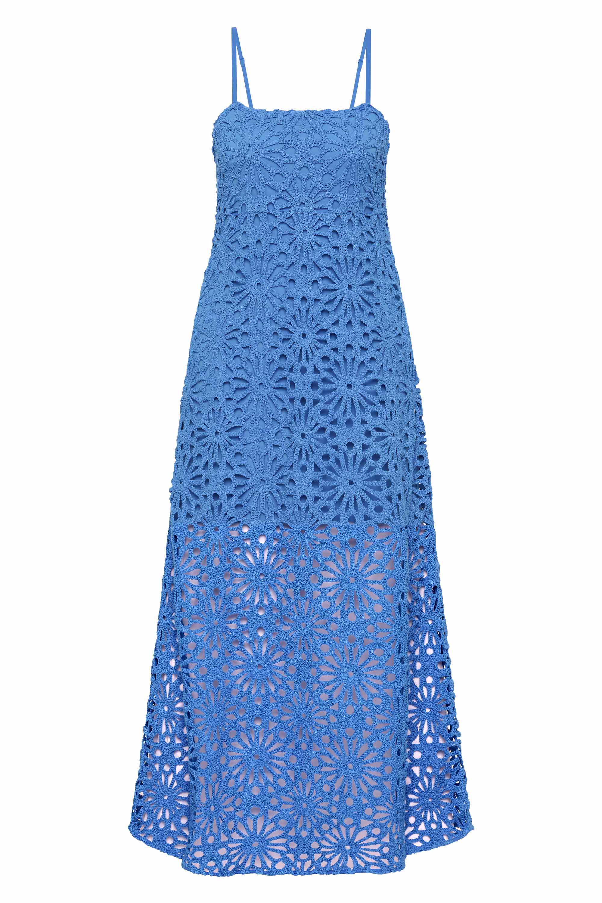 Meadow Dress In Lagoon - Image 6