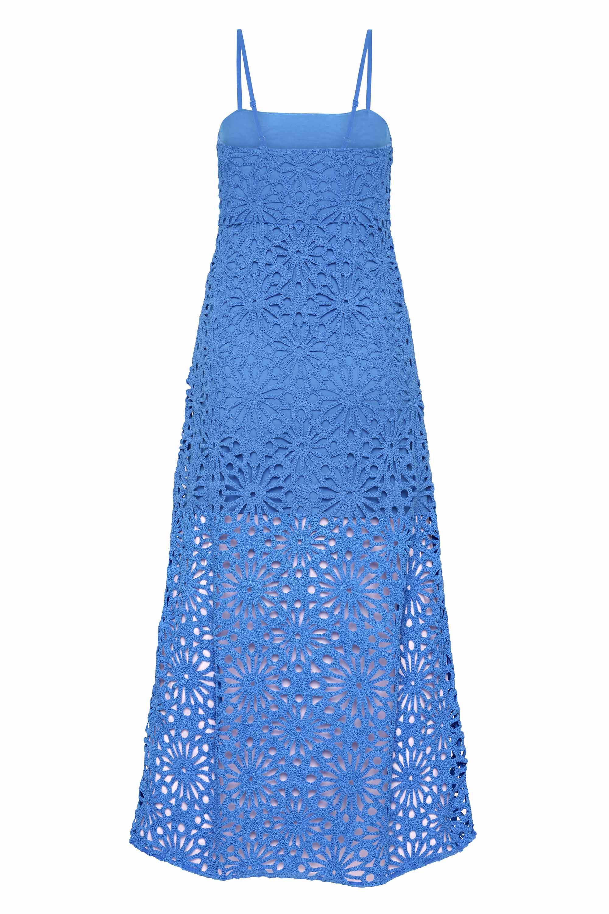 Meadow Dress In Lagoon - Image 7