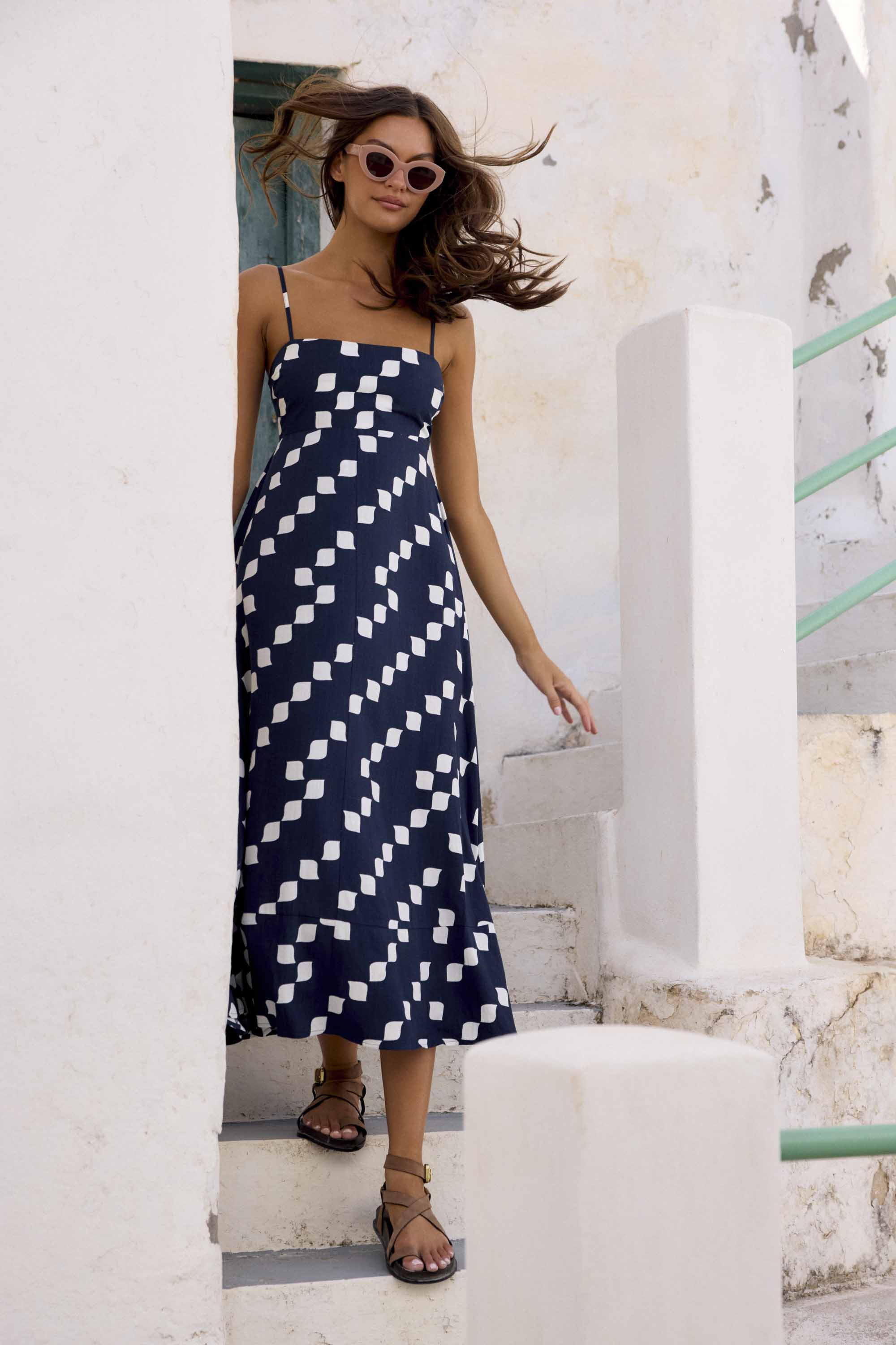 Meadow Dress In Tilos - Image 3