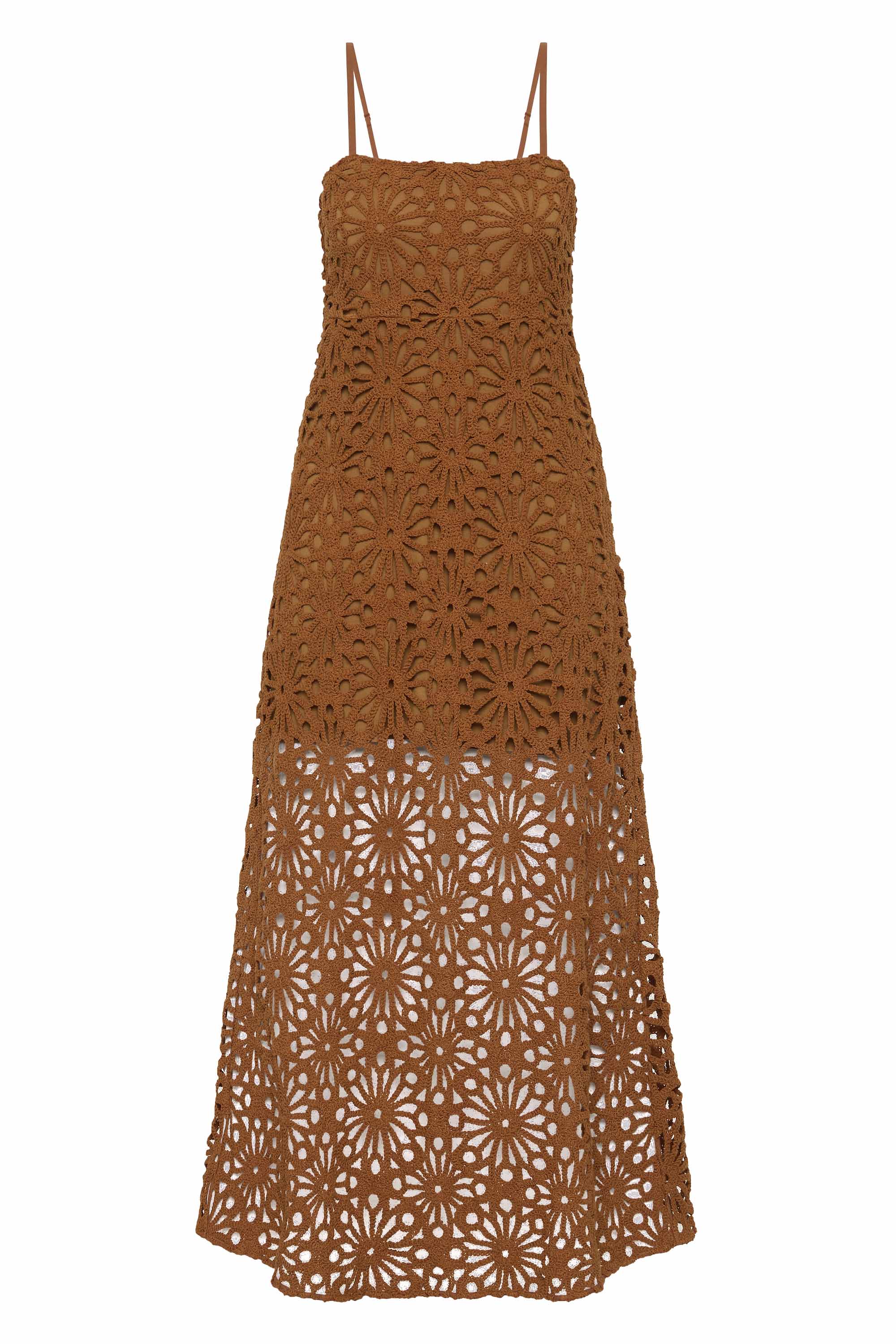 Meadow Dress In Toffee - Image 4
