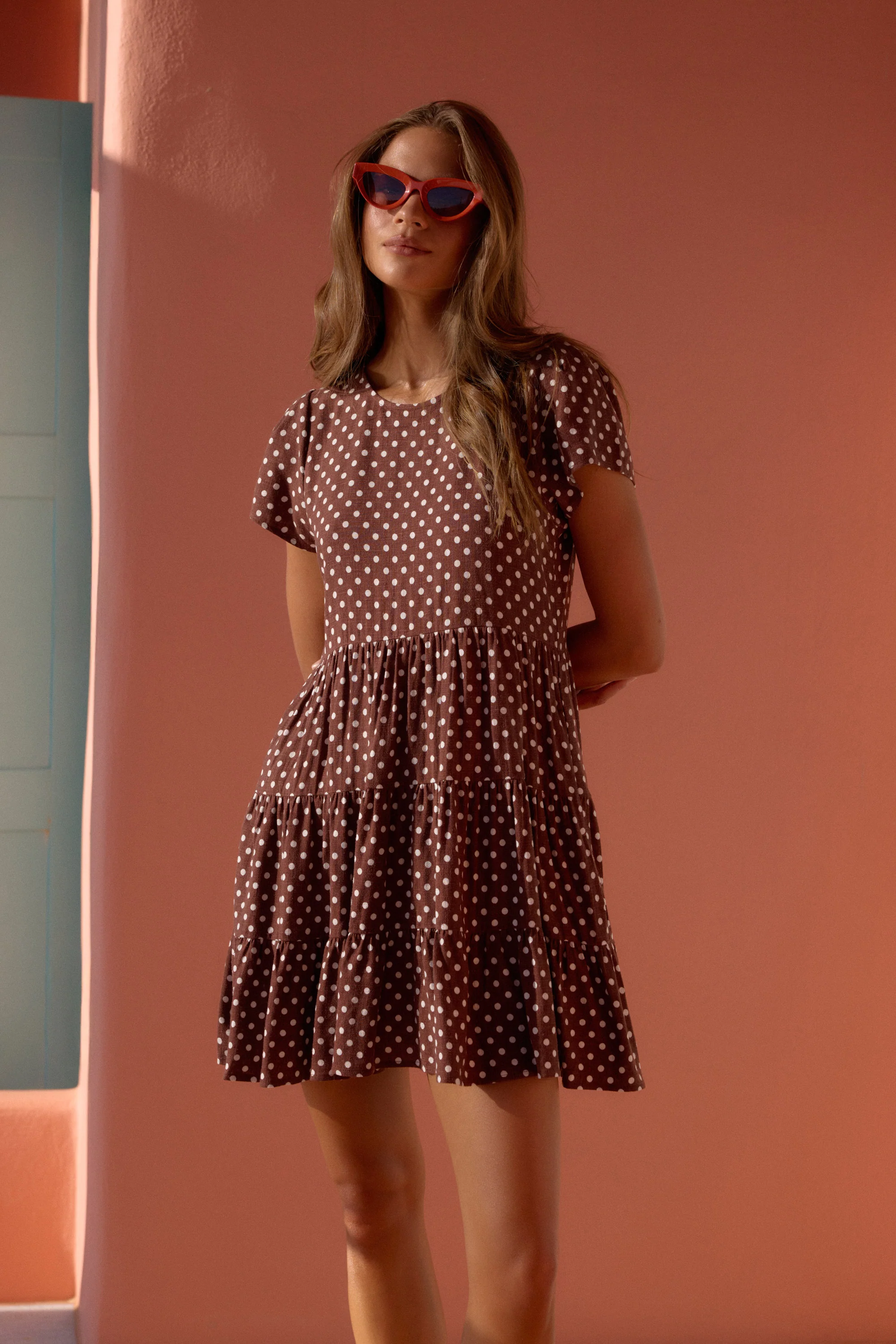Mili Mini Dress In Sokolata - Image 2