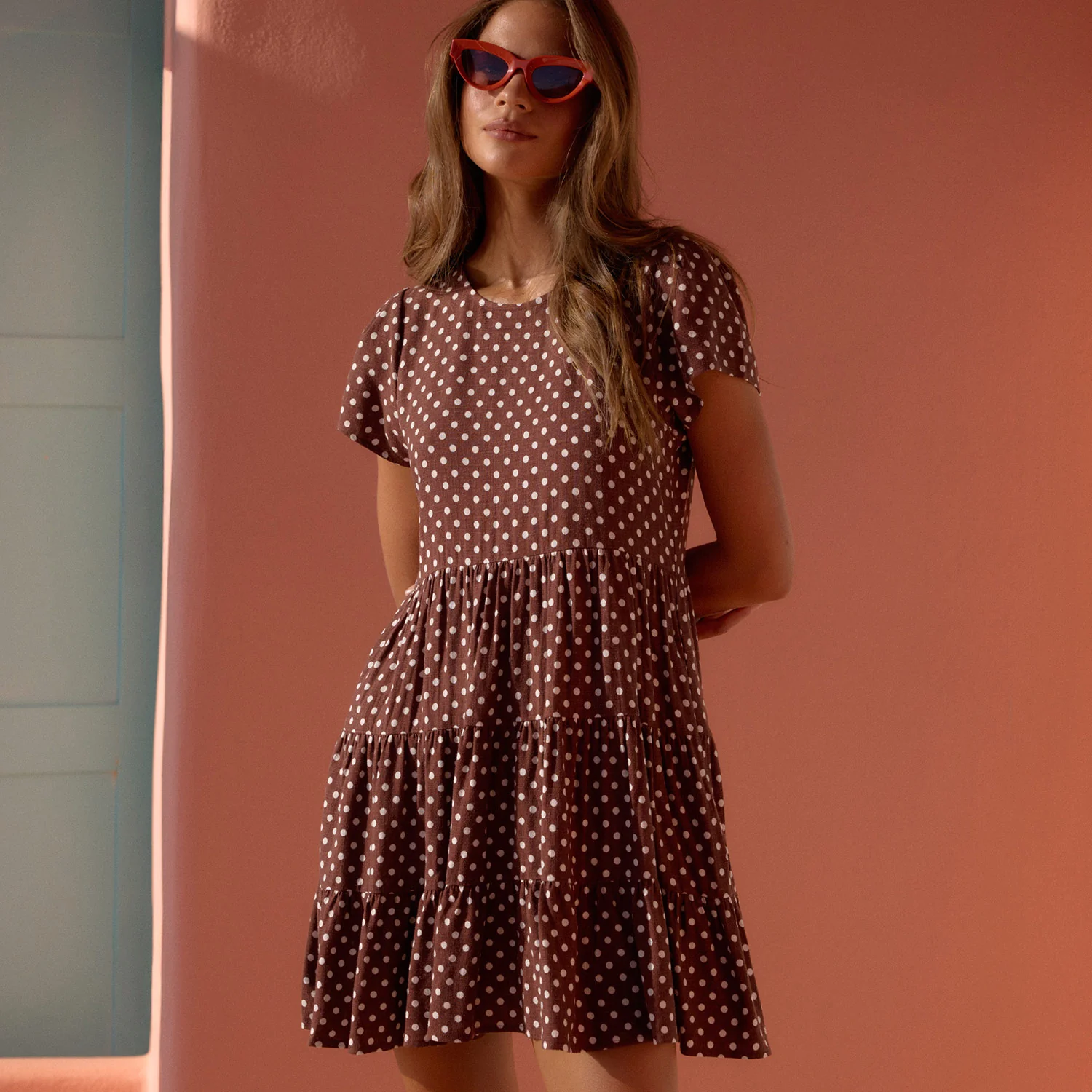 Mili Mini Dress In Sokolata - Image 6