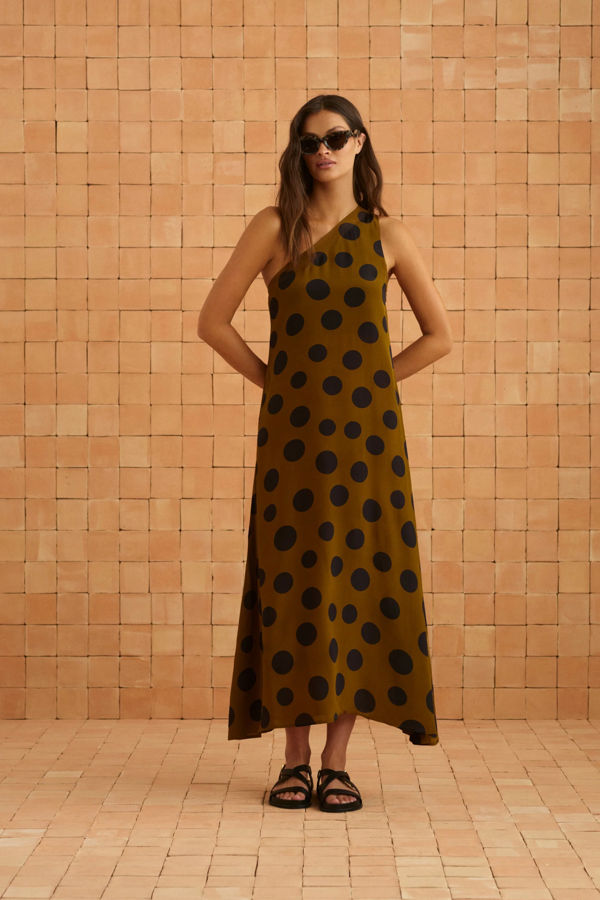 Minka Dress In Ginger Spot - Image 4