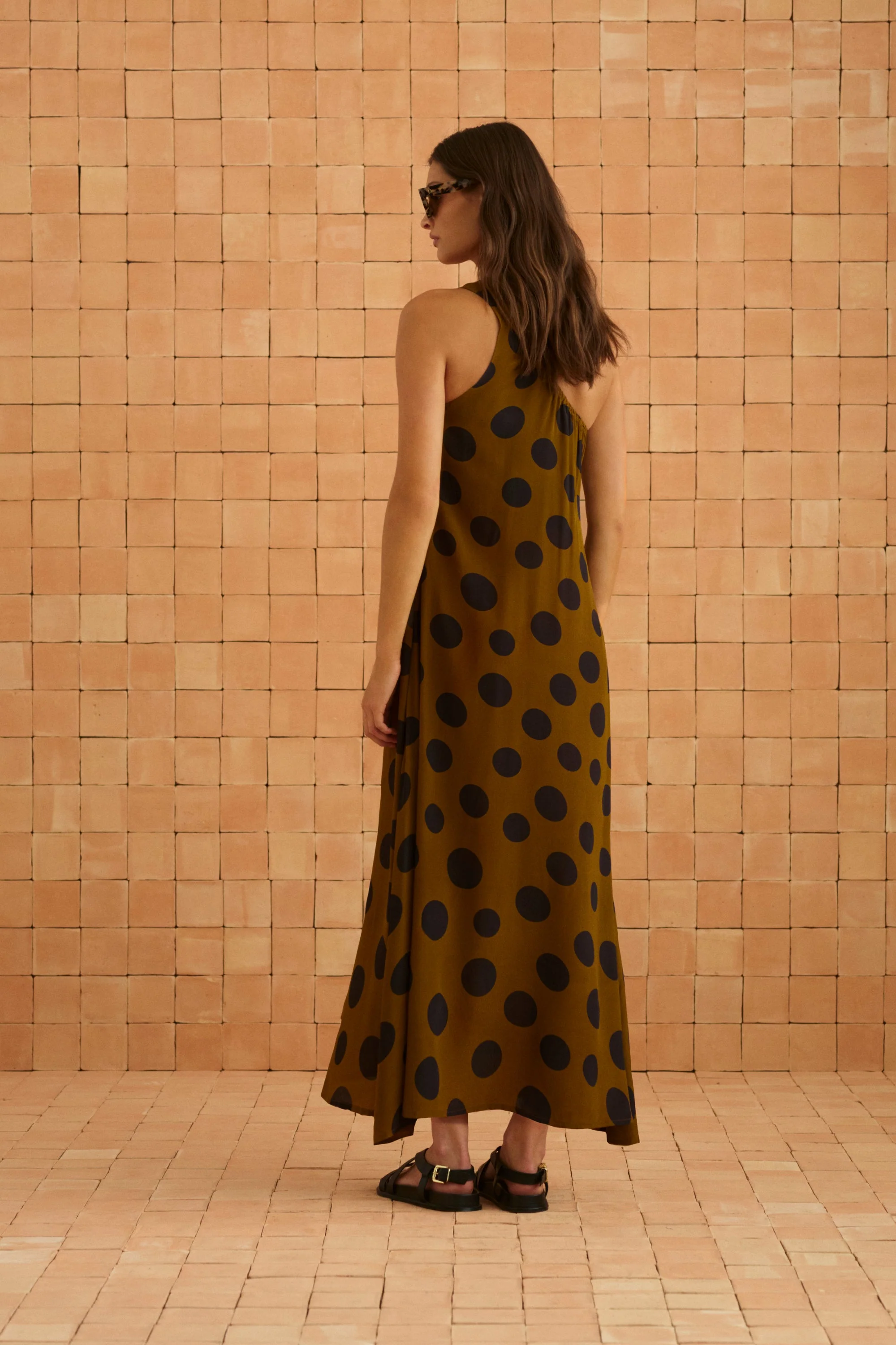 Minka Dress In Ginger Spot - Image 5