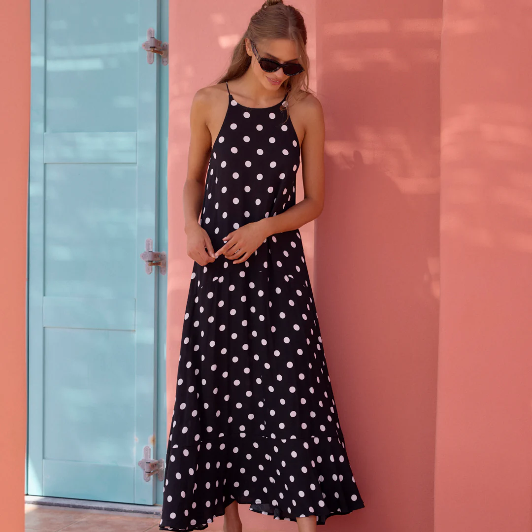 Molly Dress In Pepita - Image 7