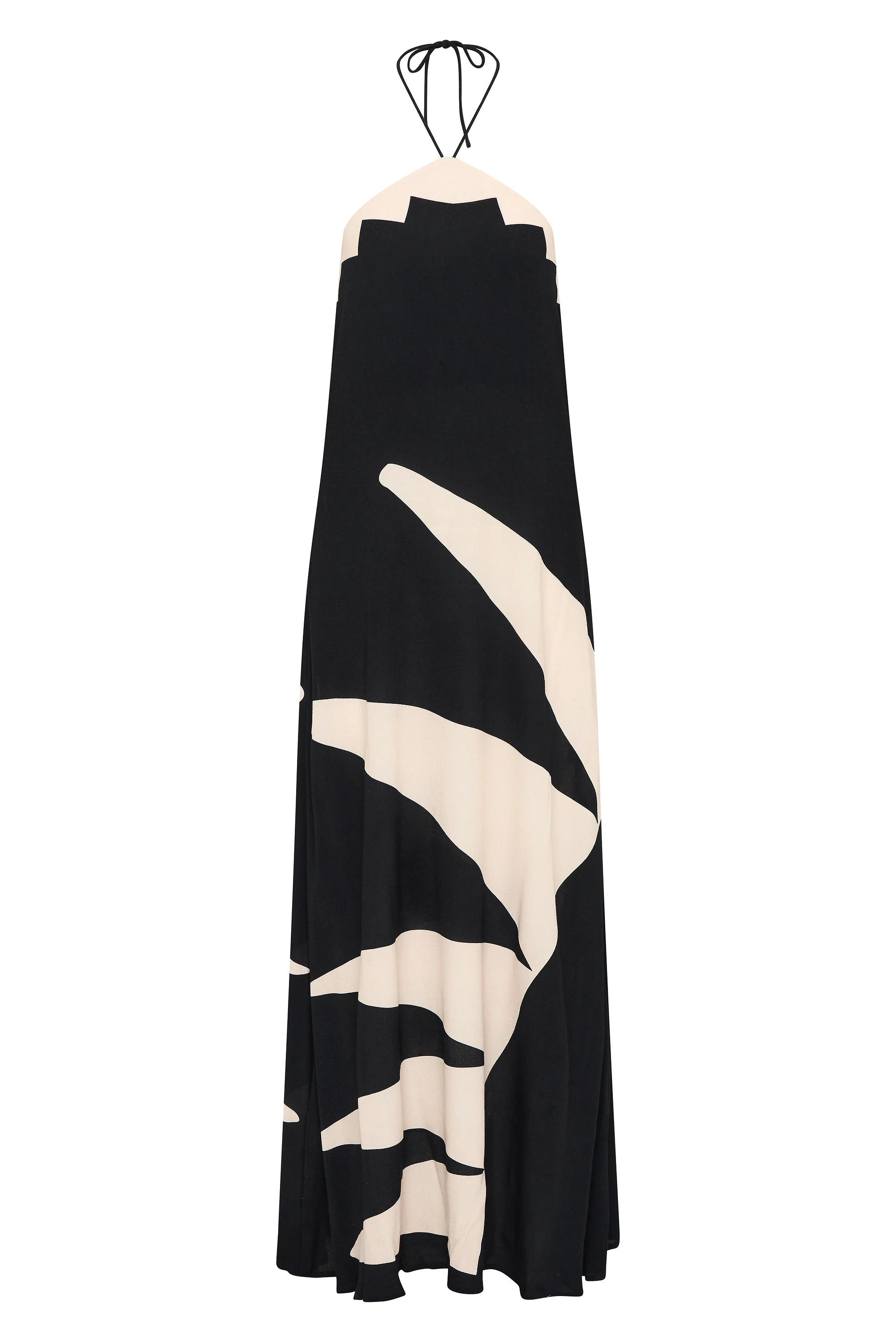 Ollie Dress In Noir Palm - Image 5