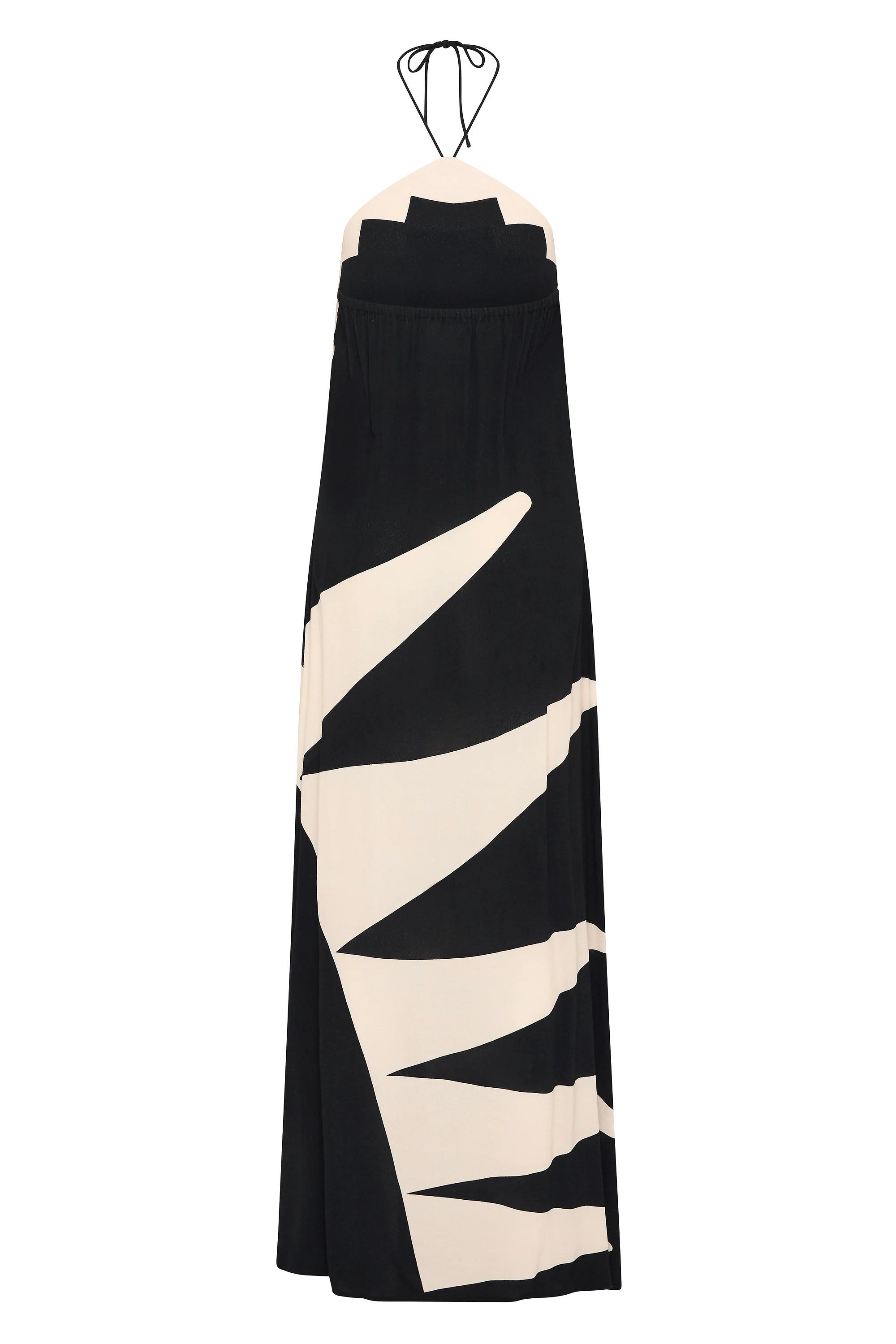 Ollie Dress In Noir Palm - Image 6