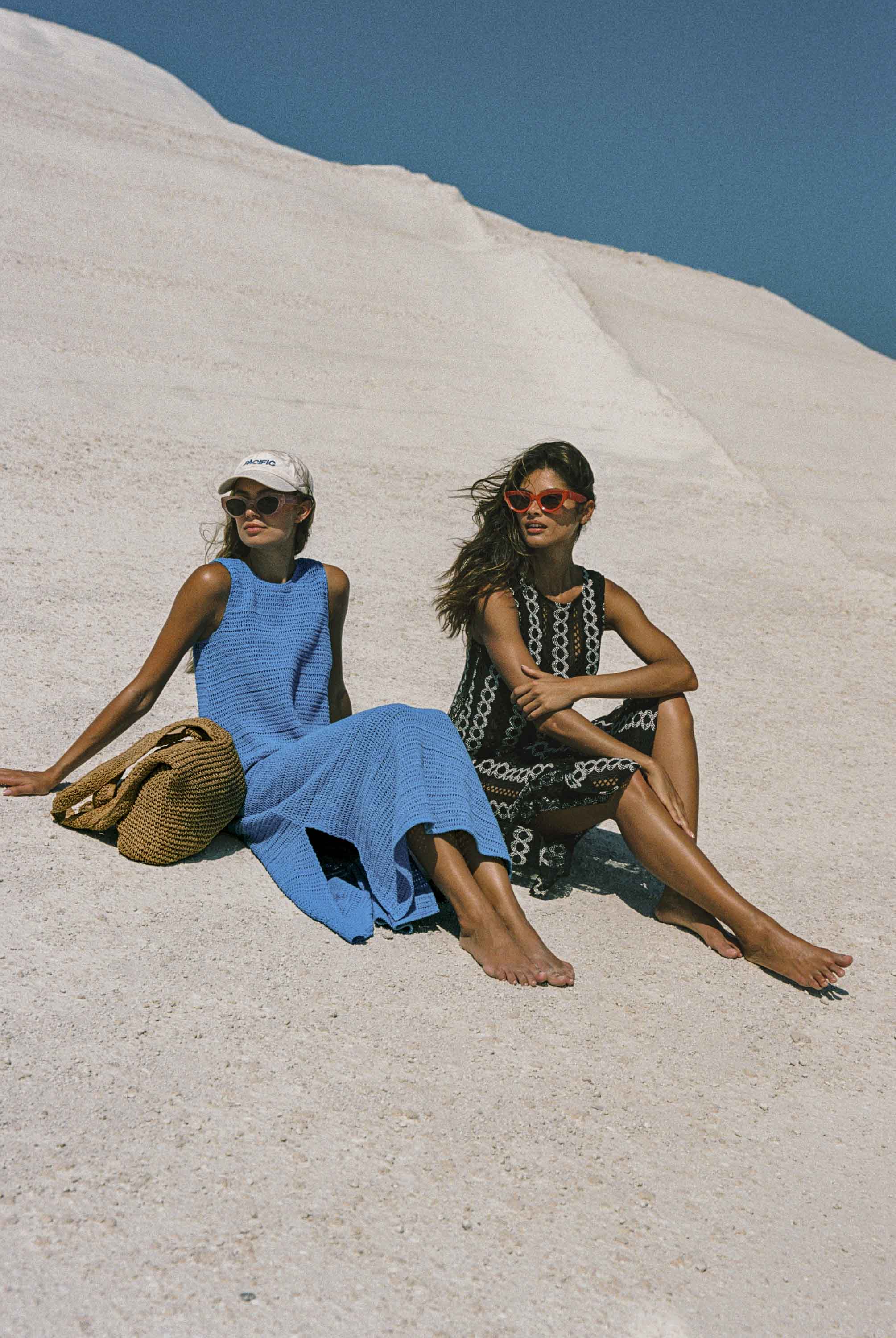 Paloma Dress In Lagoon - Image 6