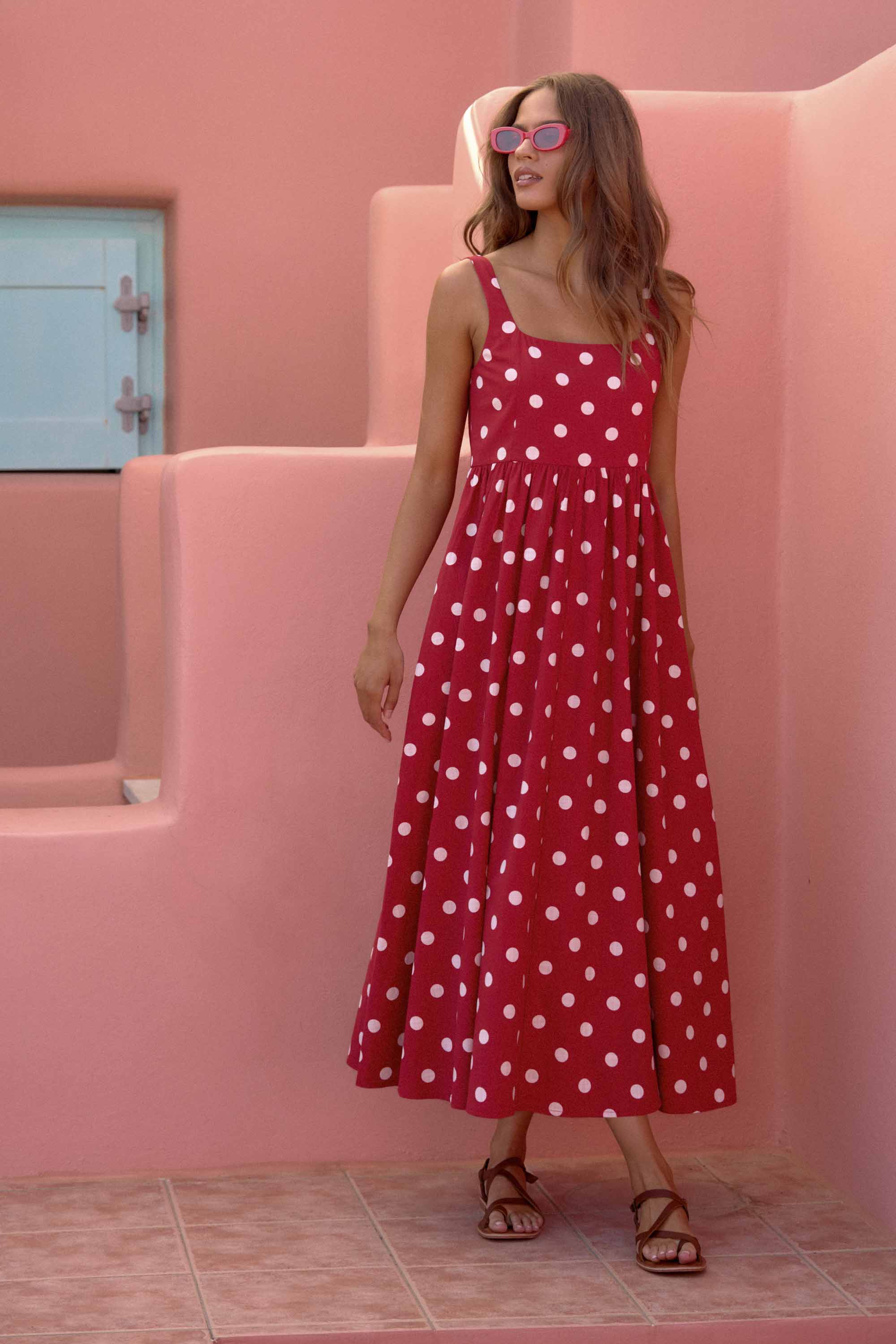Pip Dress In Chilli - Image 2