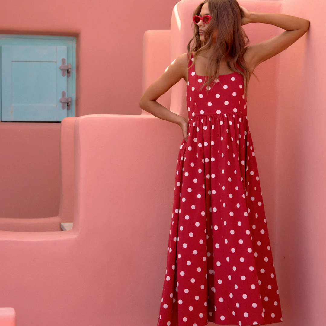 Pip Dress In Chilli - Image 5