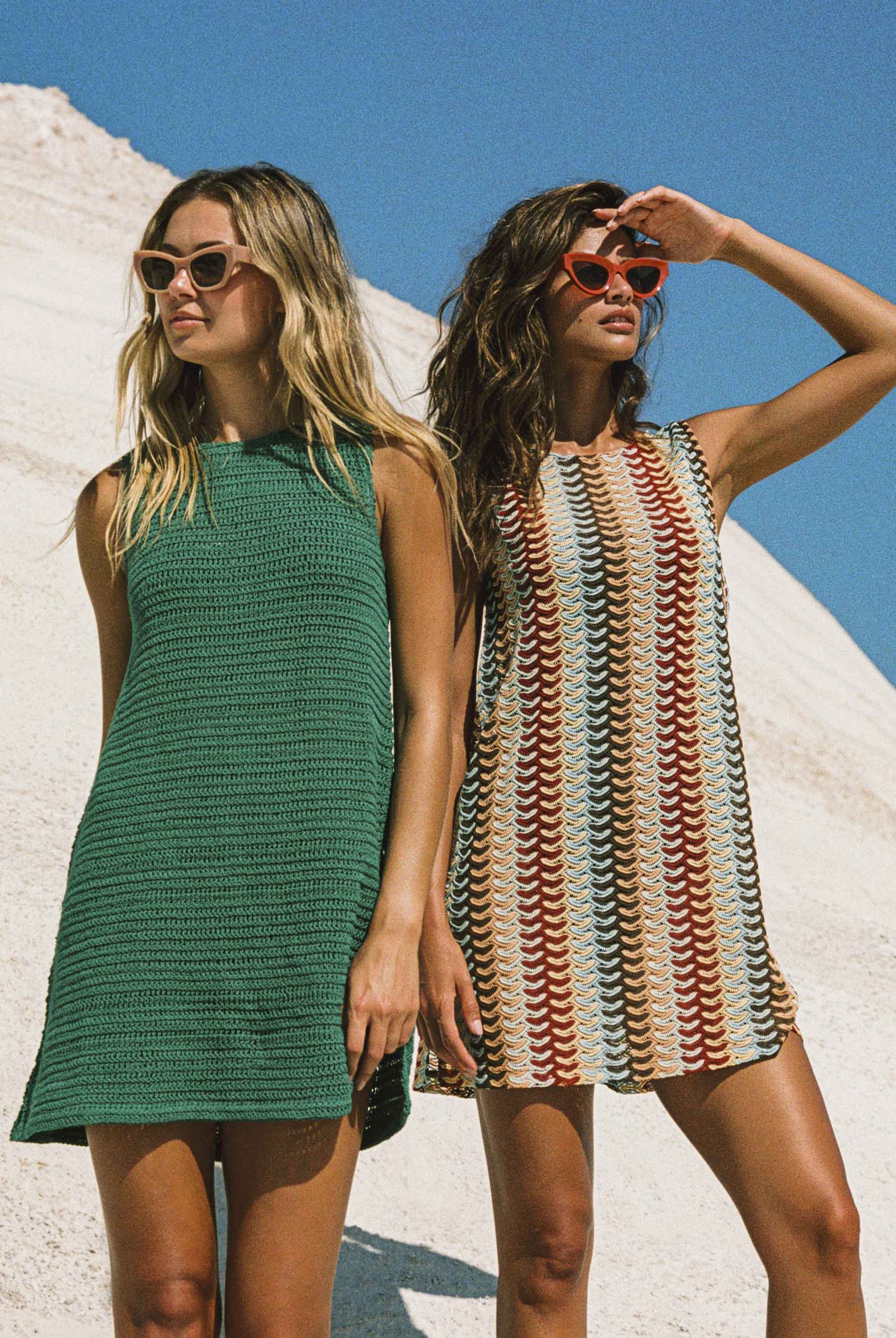 Poolside Mini Dress In Cabana - Image 2