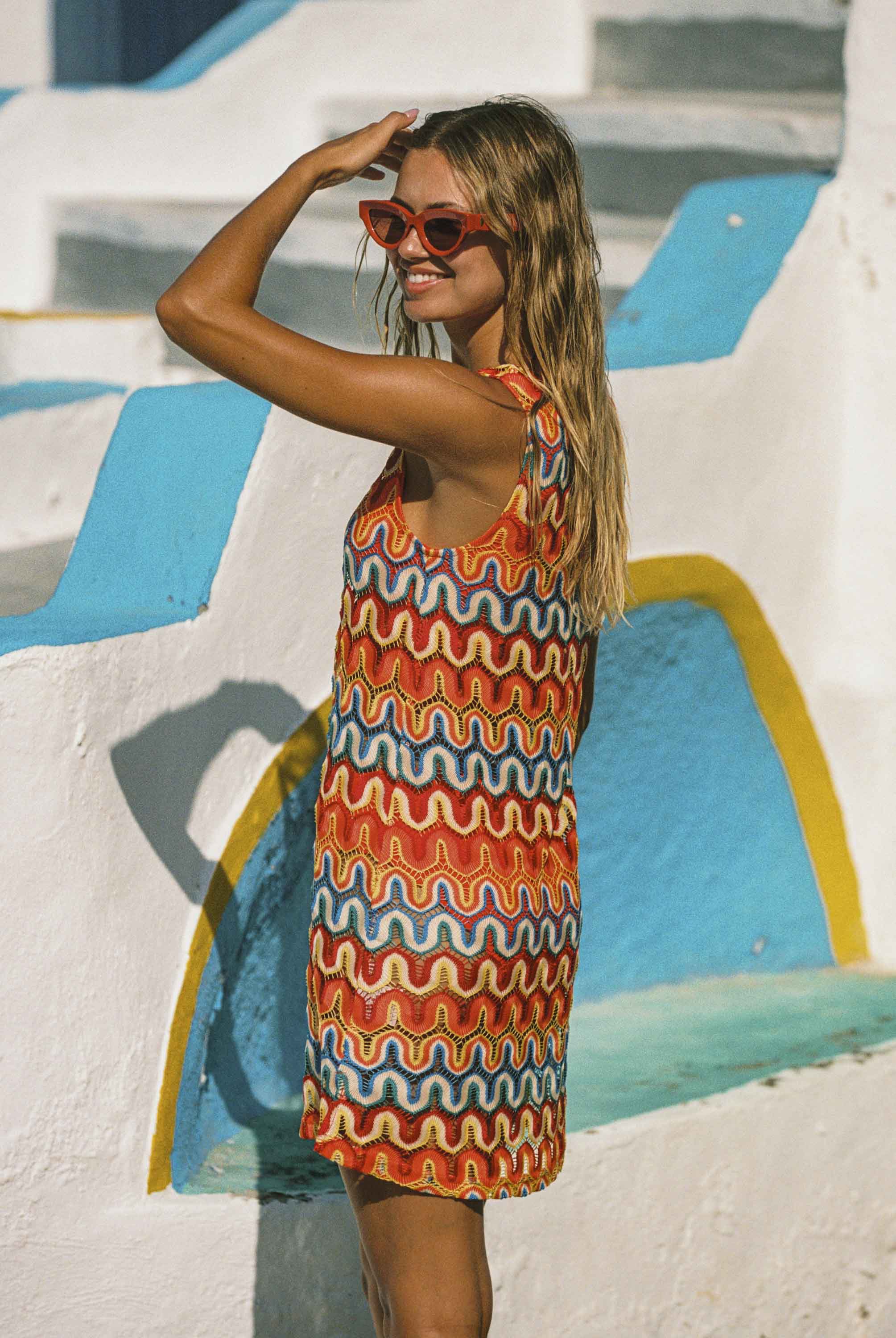 Poolside Mini Dress In Mojito - Image 4