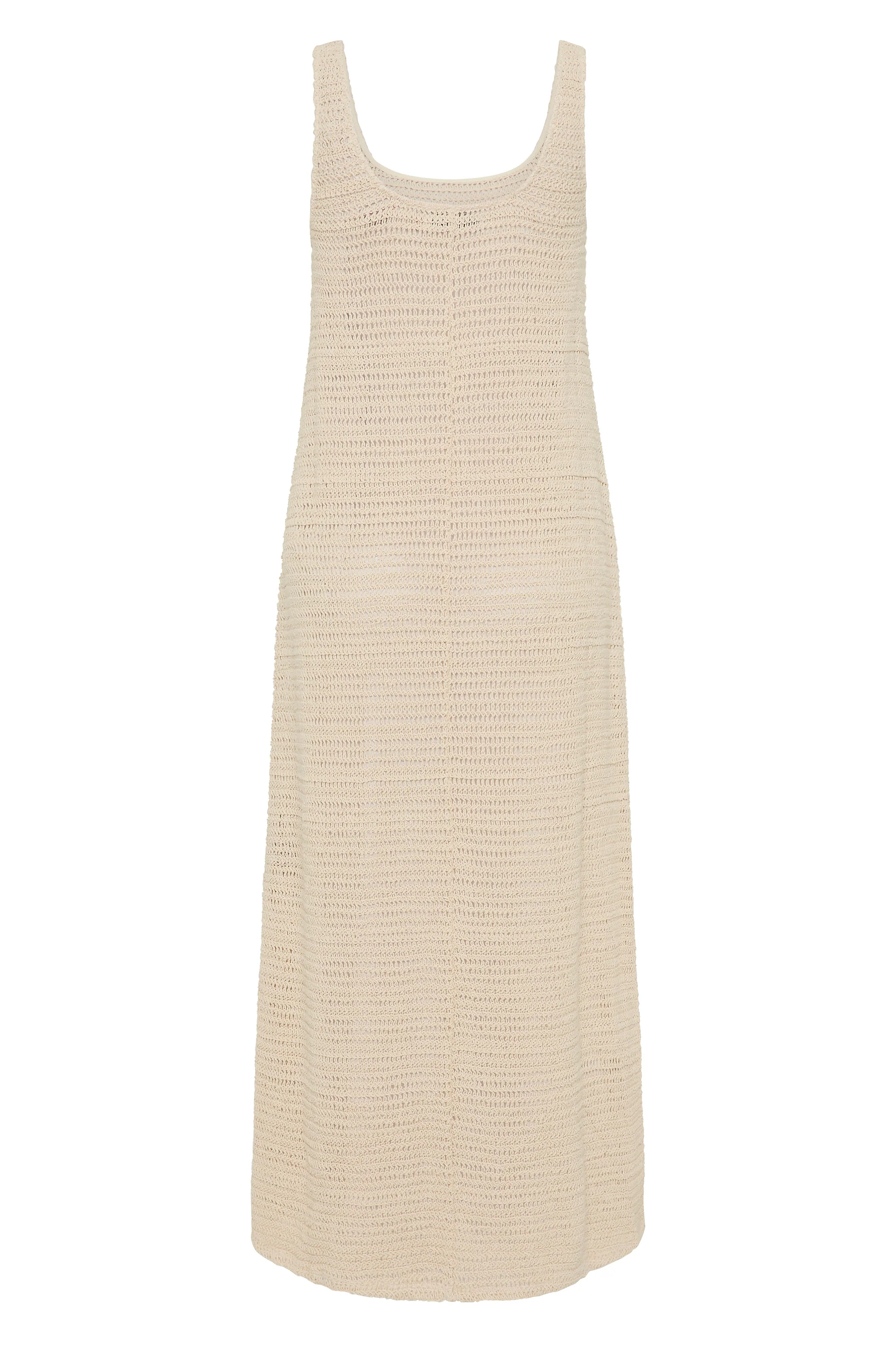 Rio Dress In Ecru - Image 6