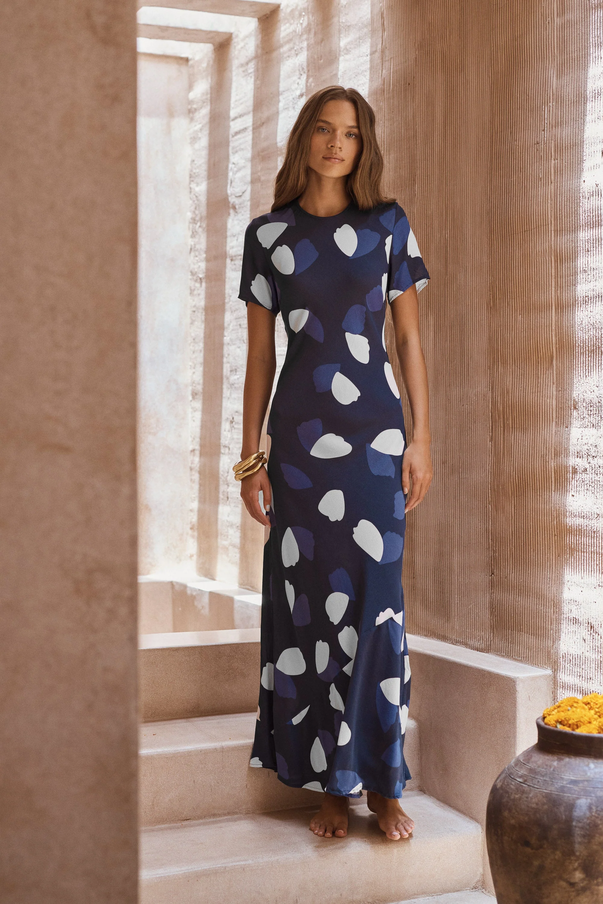 Roma Dress In Nigella - Image 3