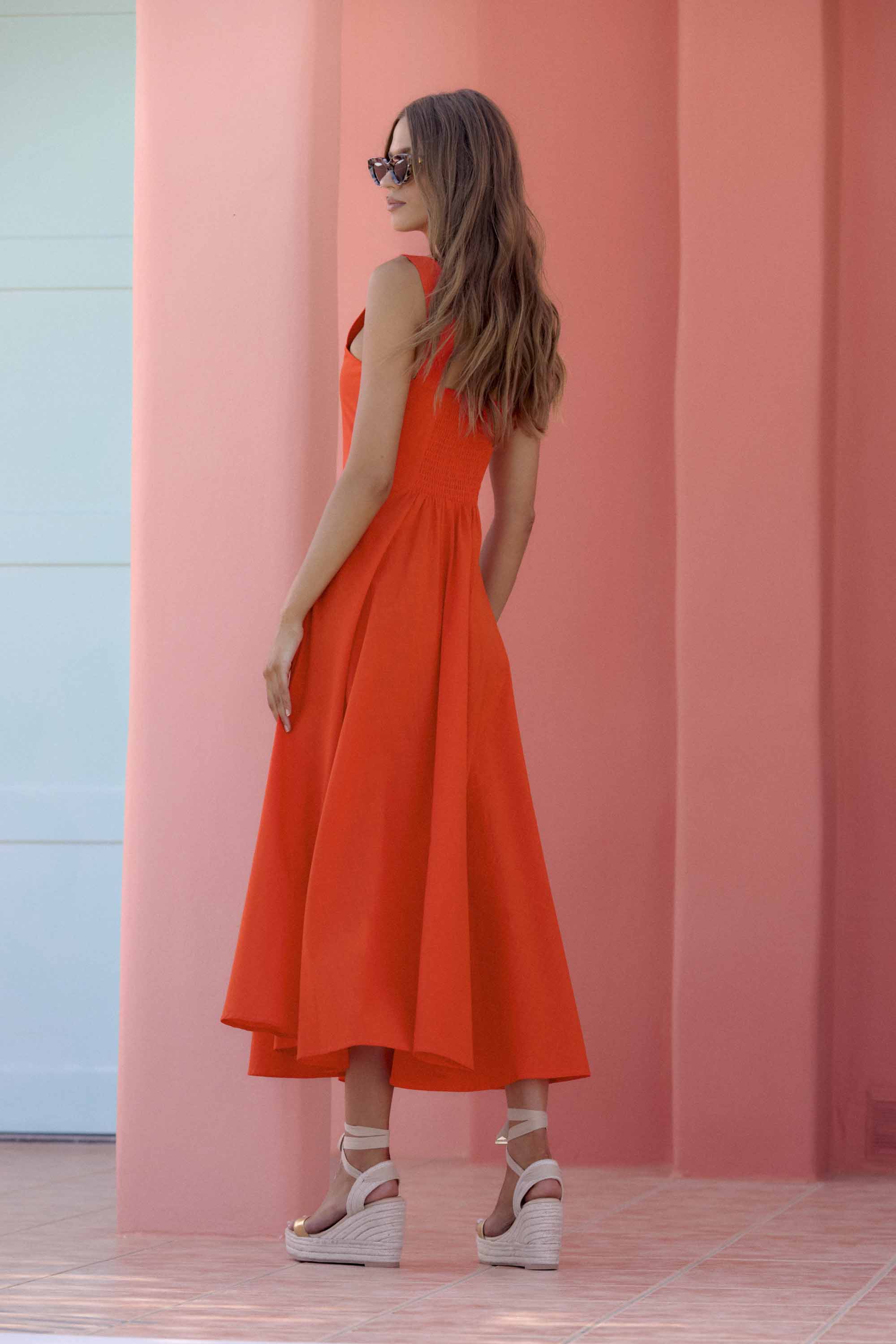 Scarlett Dress In Spritz - Image 3
