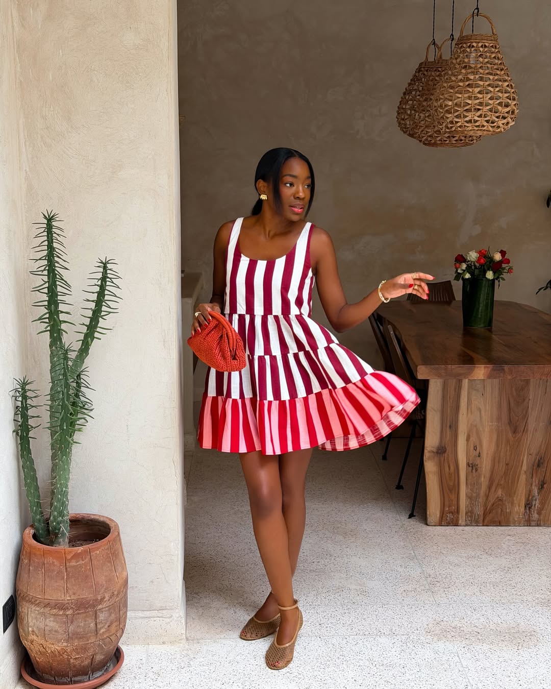 Winifred Mini Dress In Syros - Image 3